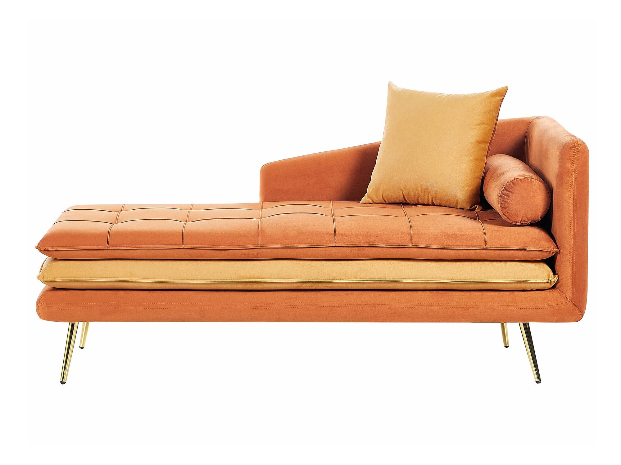 Кушетка Berwyn 1044 (Тъмно оранжево + Оранжев)