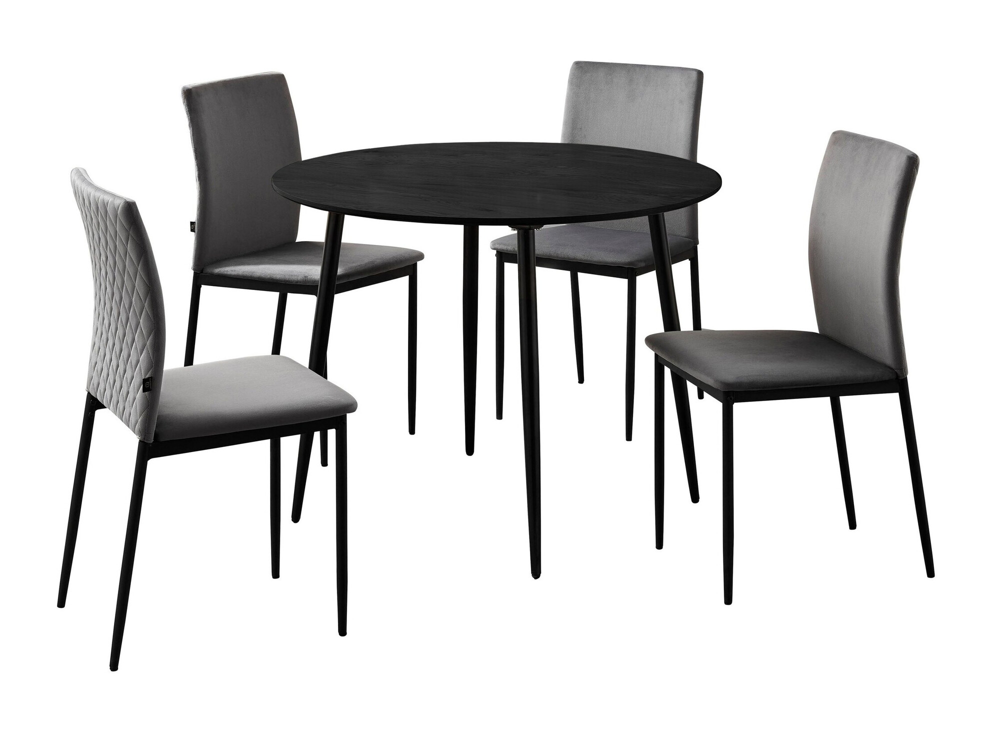 Маса и столове за трапезария Denton 1376 (Антрацит)