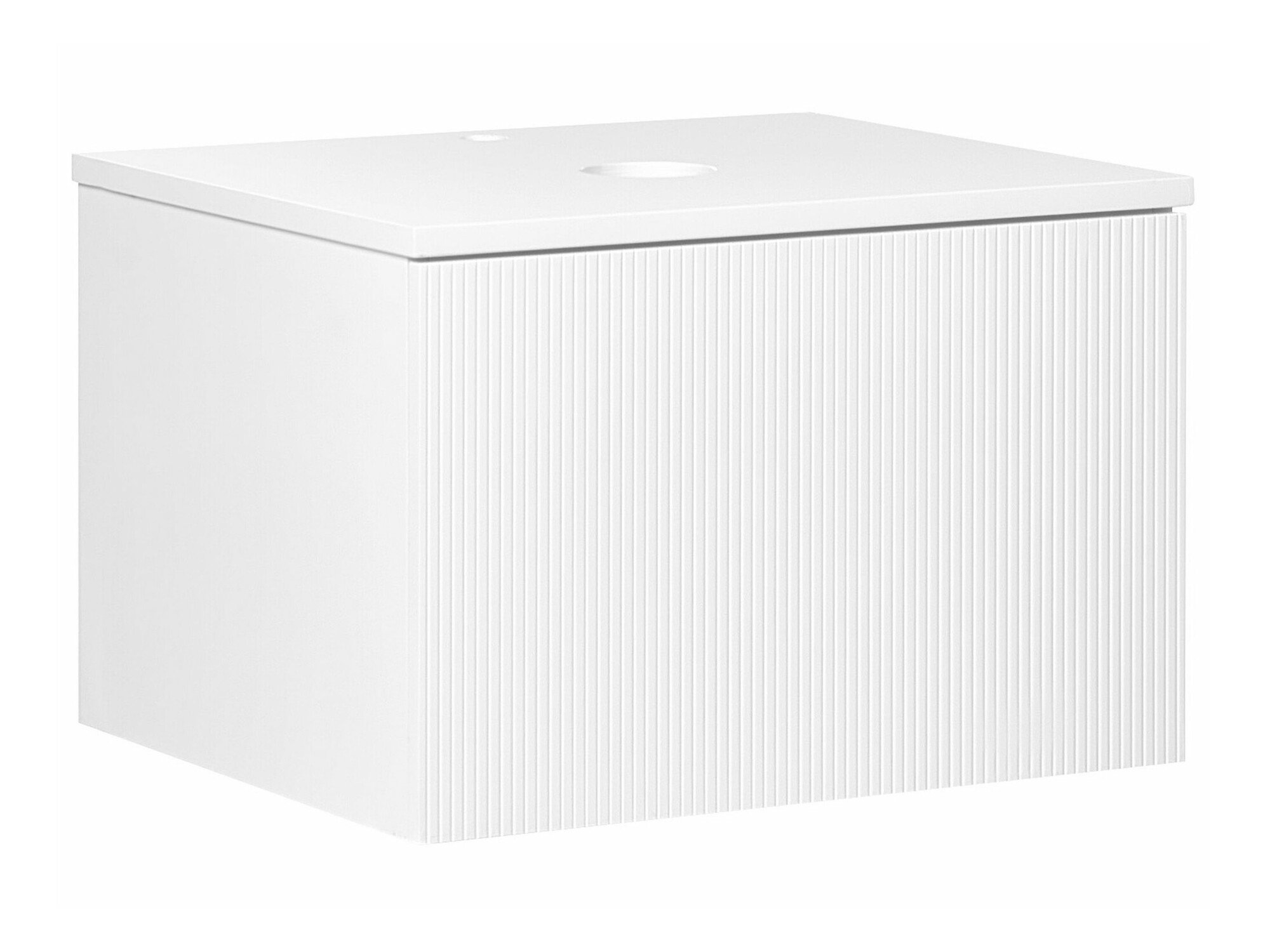 Окачен шкаф за мивка Berwyn 2253 (Бял)