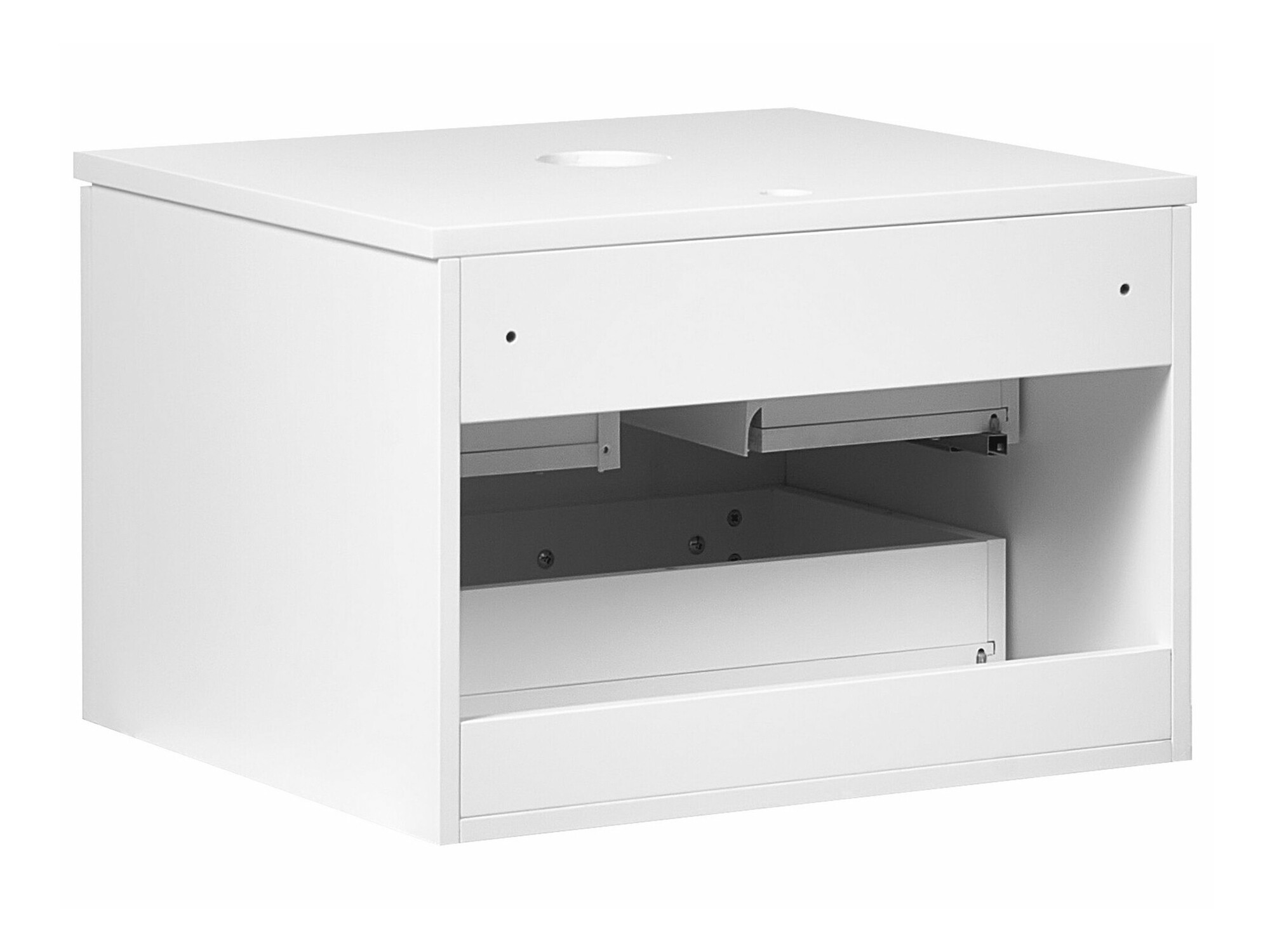 Окачен шкаф за мивка Berwyn 2253 (Бял)