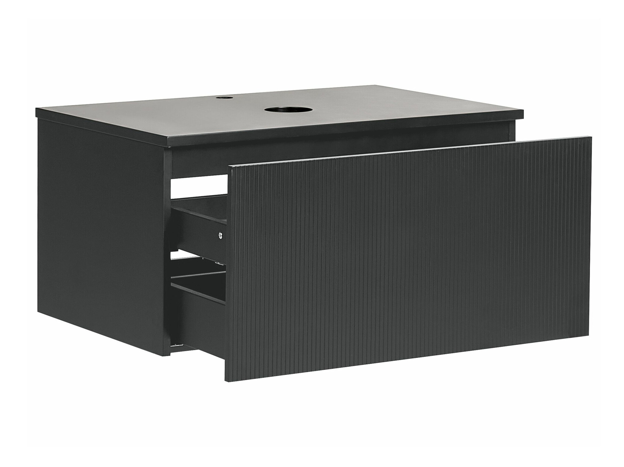 Окачен шкаф за мивка Berwyn 2254 (Черен)