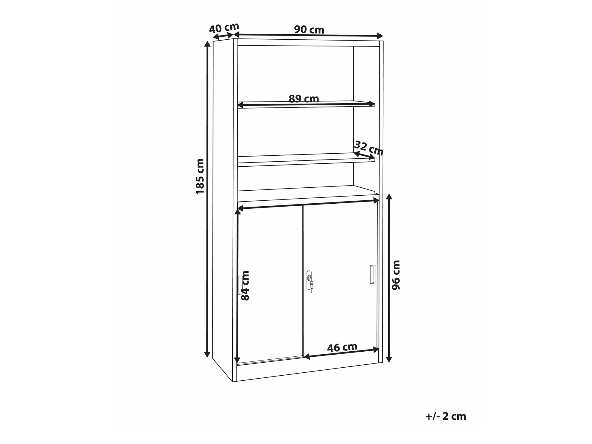 Етажерка Berwyn 2257