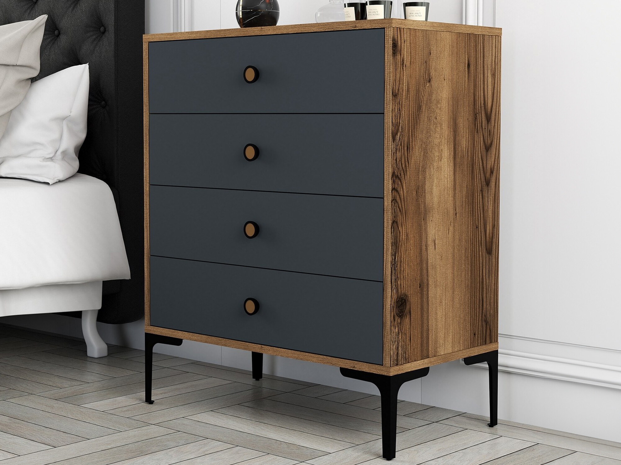 Скрин Kailua 771 (Орех + Anhtracite)