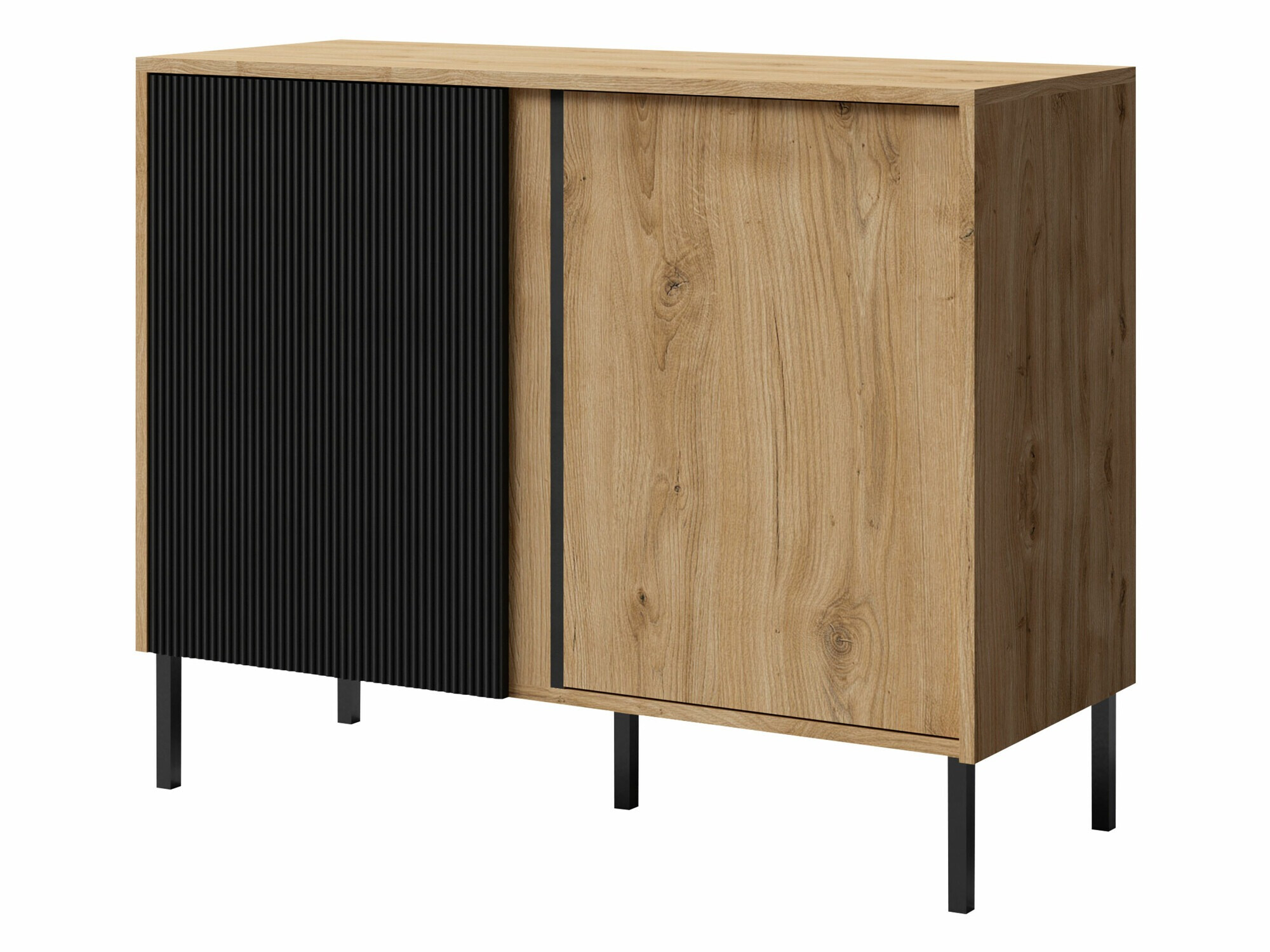 Шкаф Lumiri 103 (Дъб + Черен)