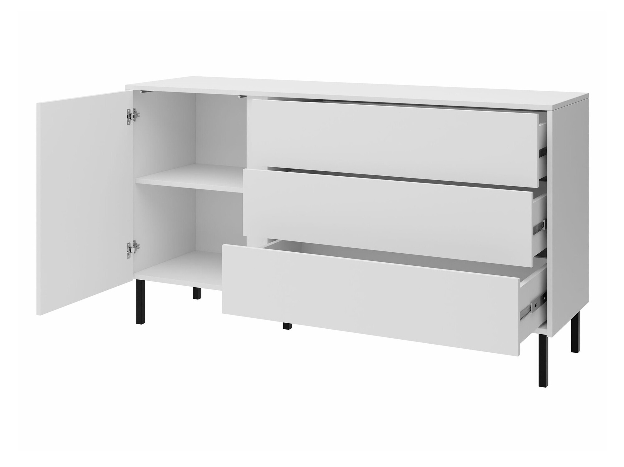 Скрин Lumiri 102 (Дъб + Черен)