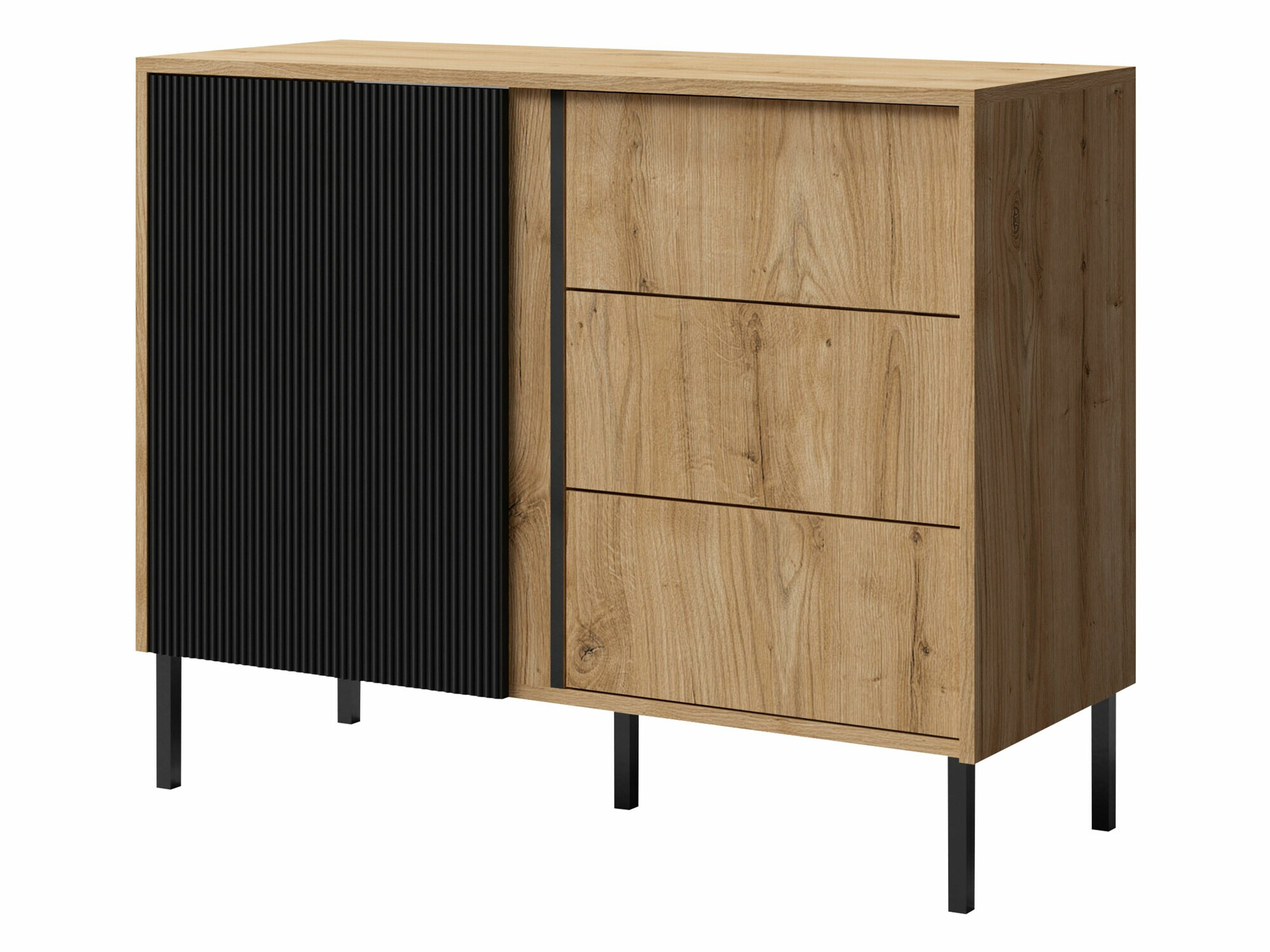 Скрин Lumiri 104 (Дъб + Черен)