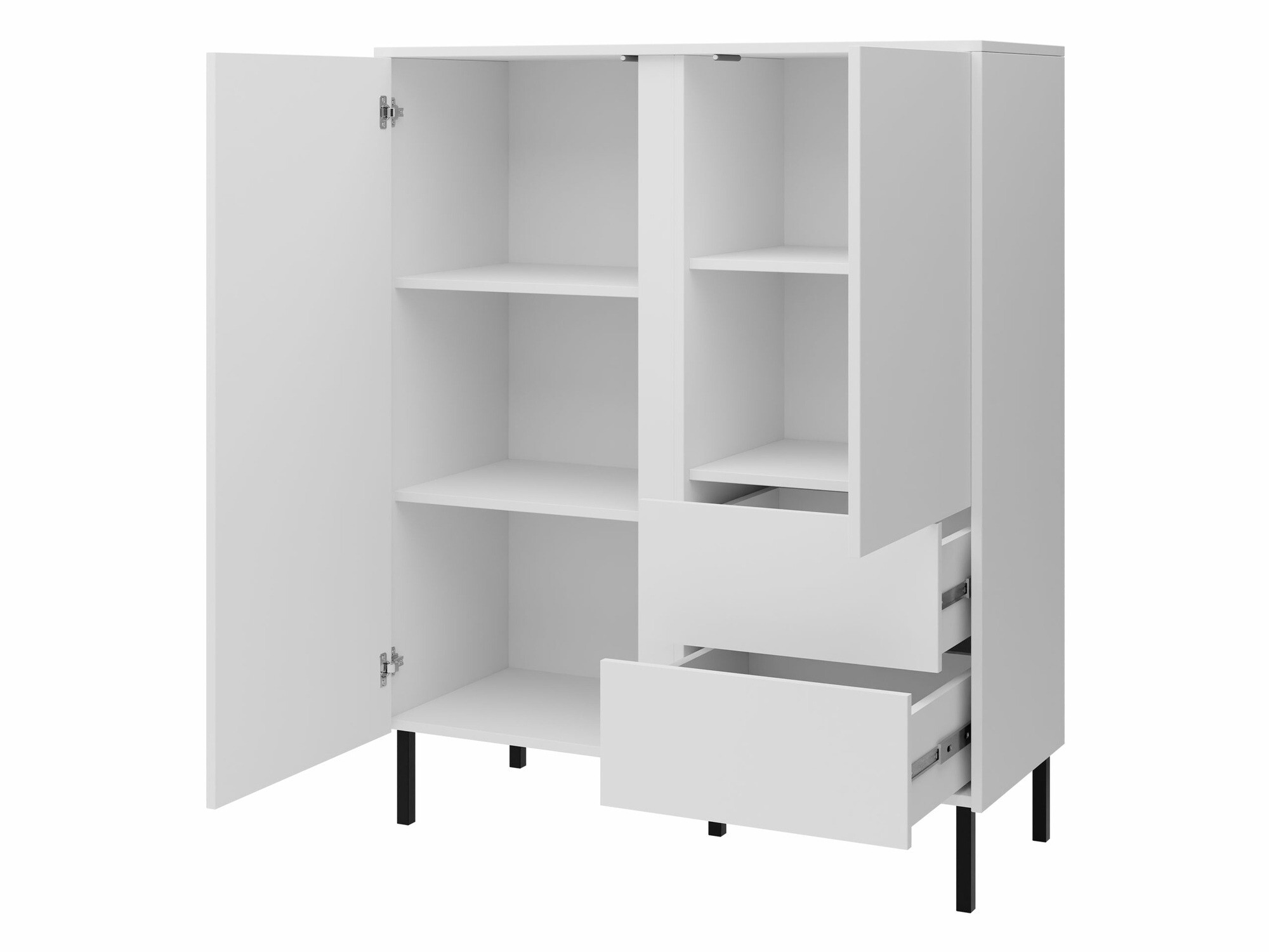 Комплект за хол Lumiri 108 (Дъб + Черен)