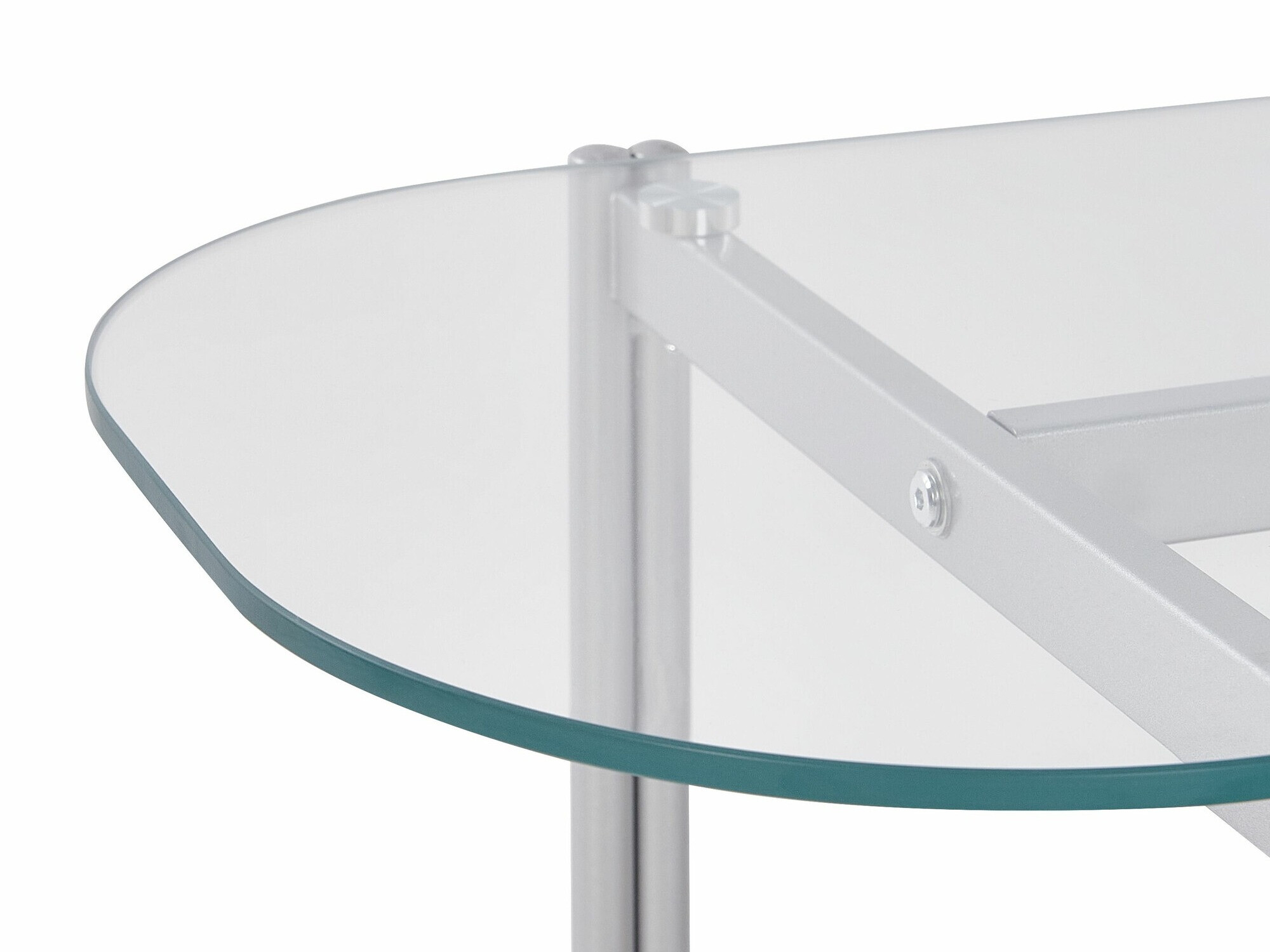 Конзолна маса Berwyn 2278 (Сребро + Ярък дърво)