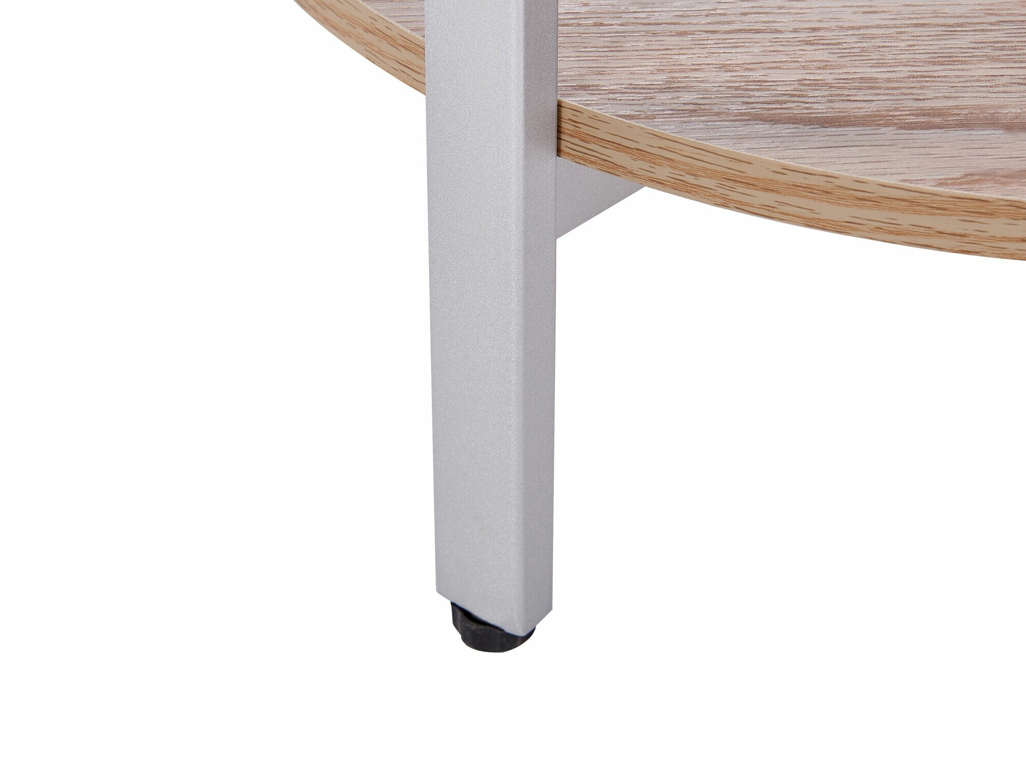 Помощна масичка Berwyn 2277 (Сребро + Ярък дърво)