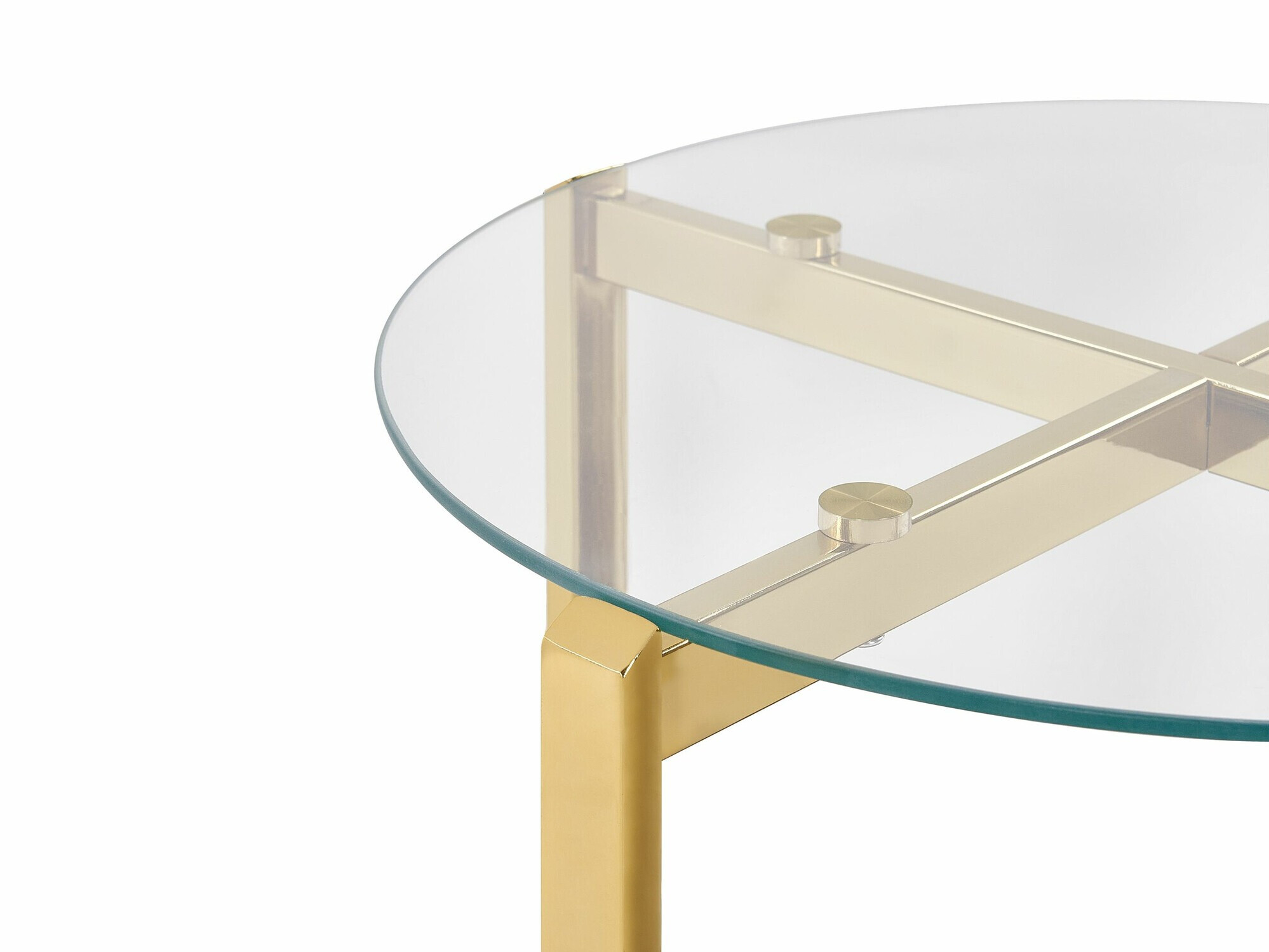 Помощна масичка Berwyn 2277 (Златно + Ярък дърво)