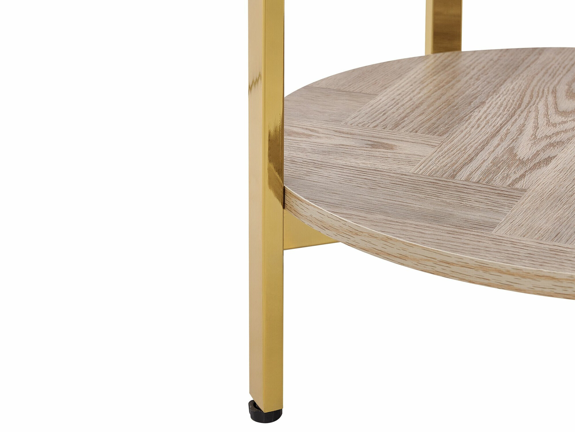 Помощна масичка Berwyn 2277 (Златно + Ярък дърво)