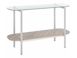 Тоалетна масичка Berwyn 2278 (Сребро + Ярък дърво)