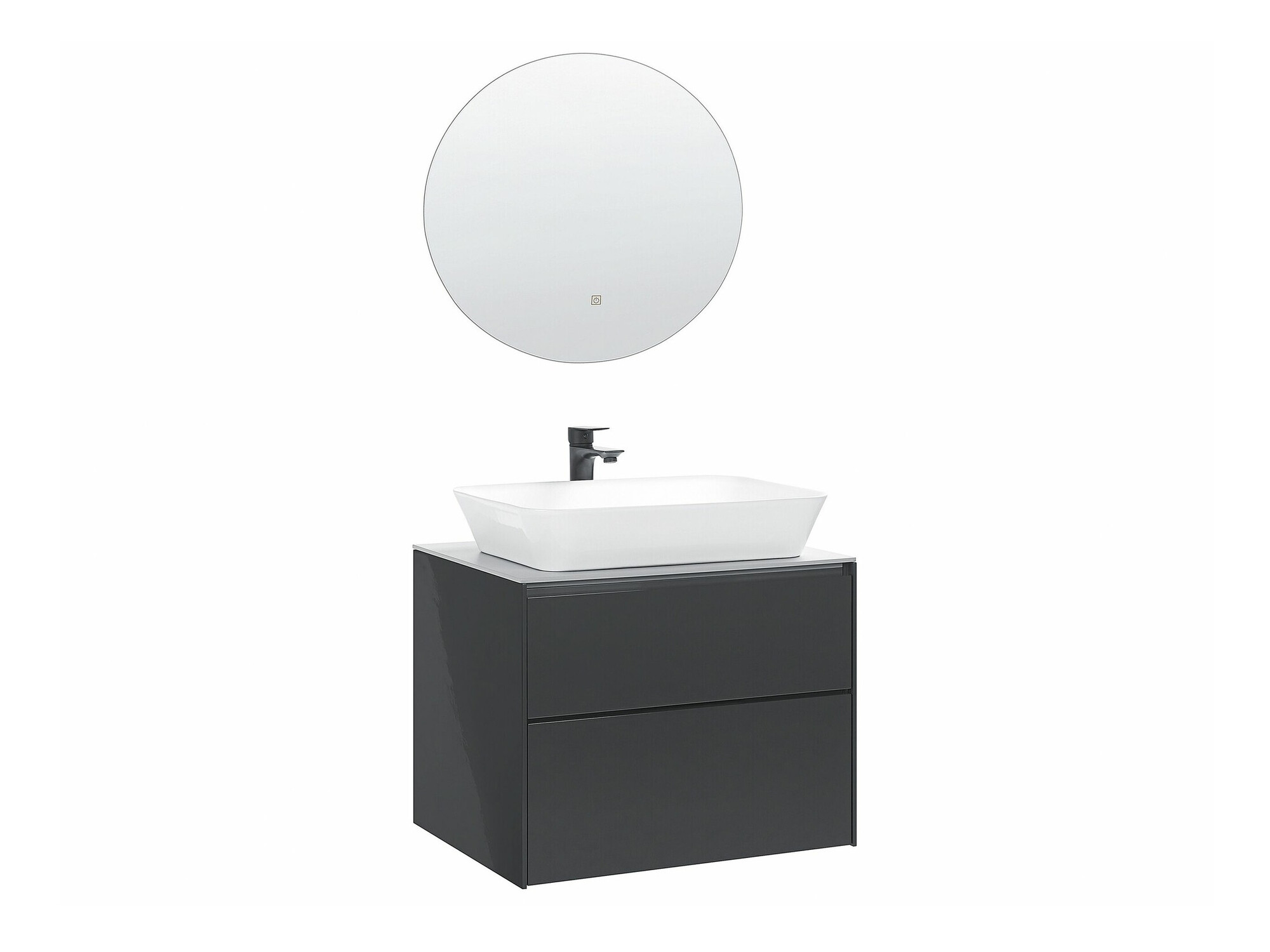 Комплект за баня Berwyn 2281 (Тъмно сив)