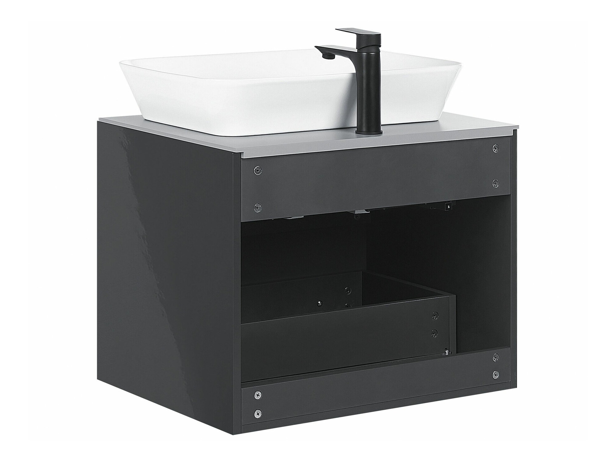 Комплект за баня Berwyn 2281 (Тъмно сив)