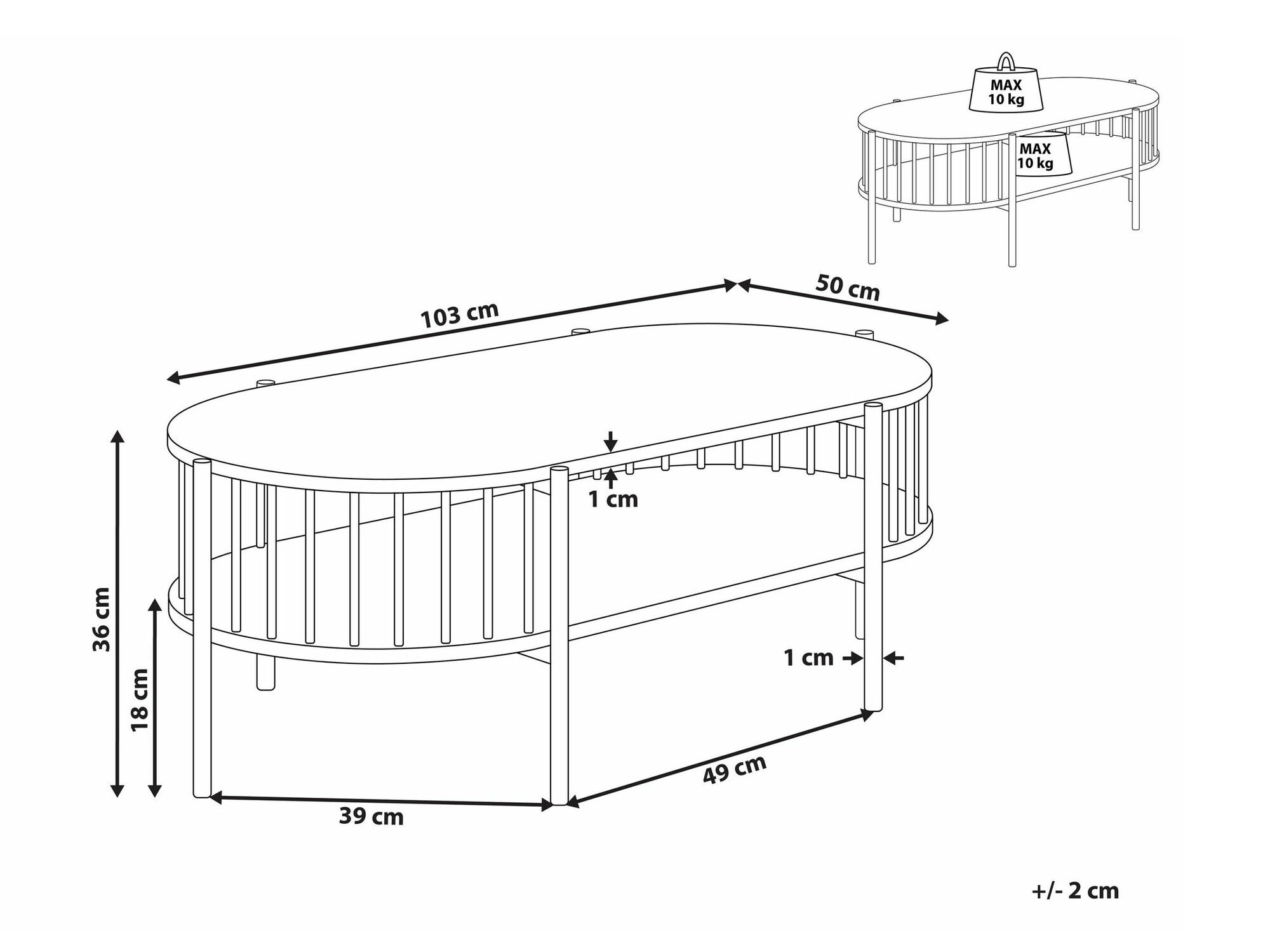 Масичка за кафе Berwyn 2282