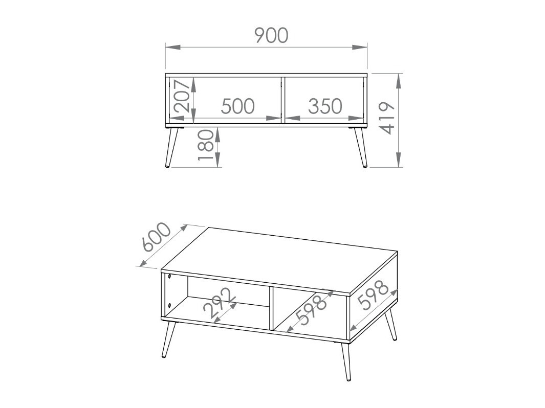 Масичка за кафе Veslomi 107