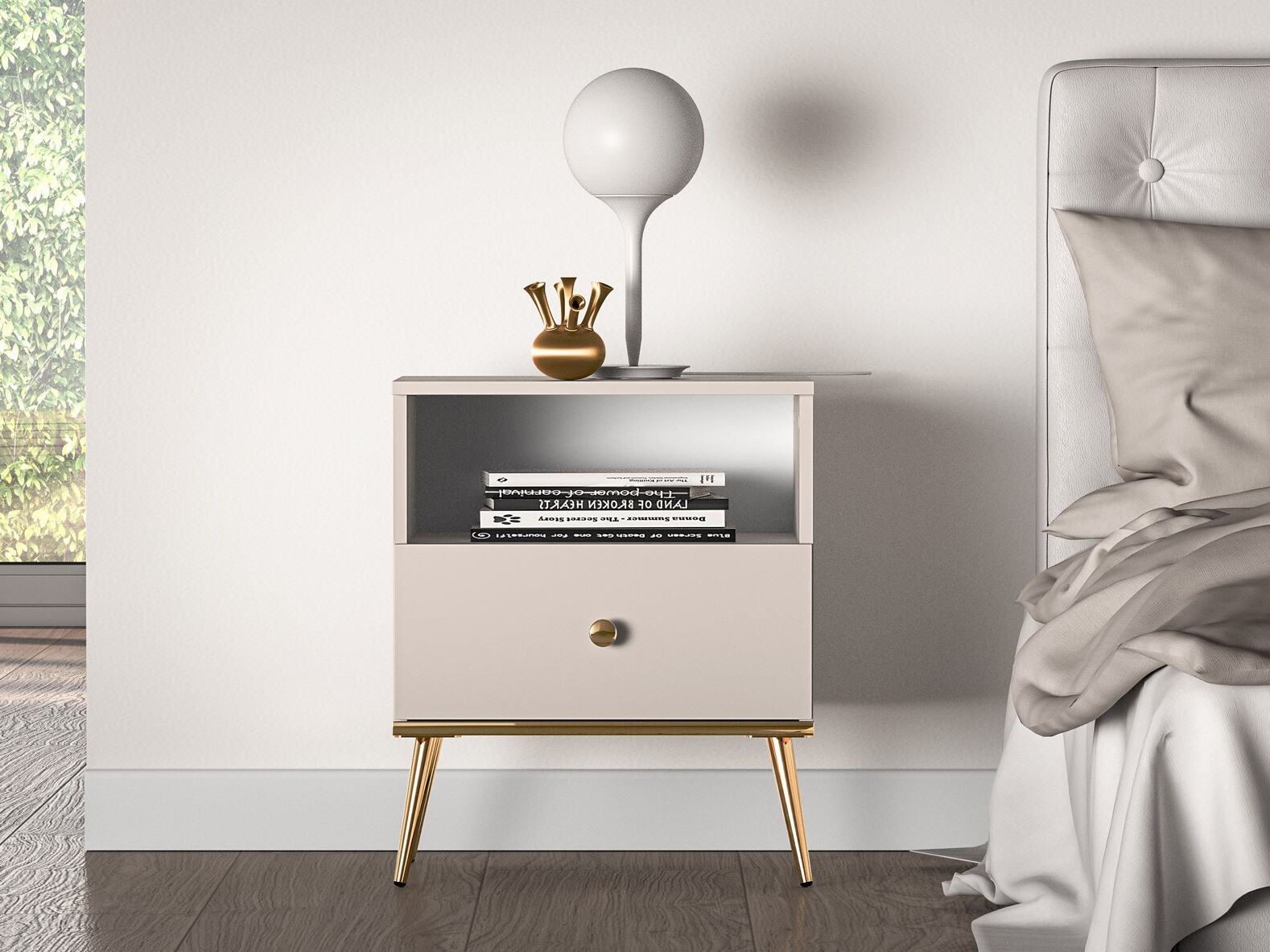 Нощно шкафче Veslomi 109