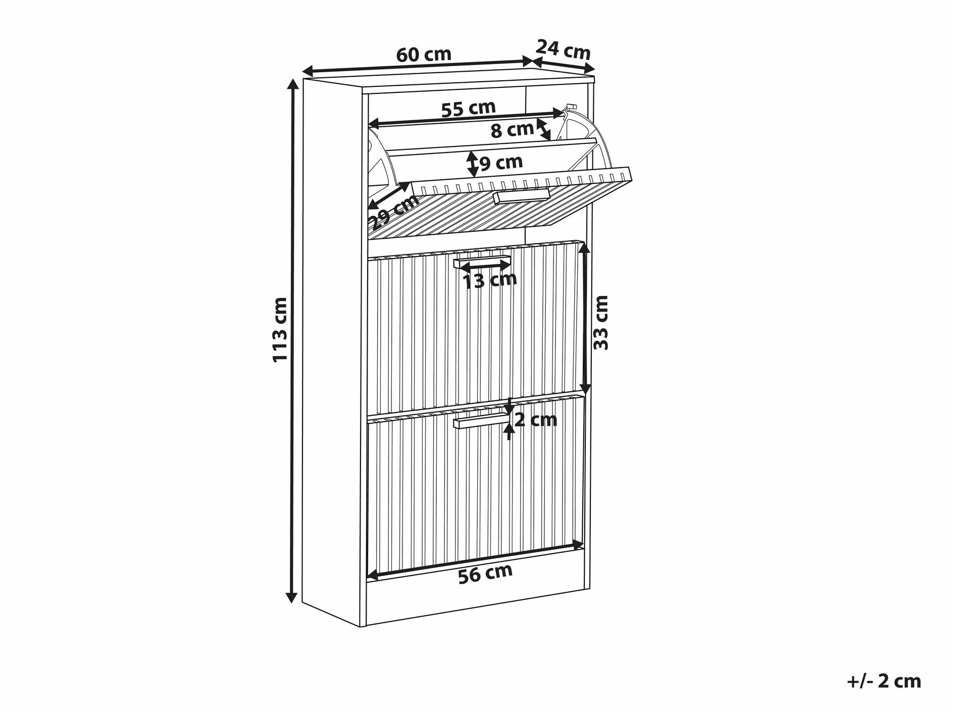 Шкаф за обувки Mirmori 104