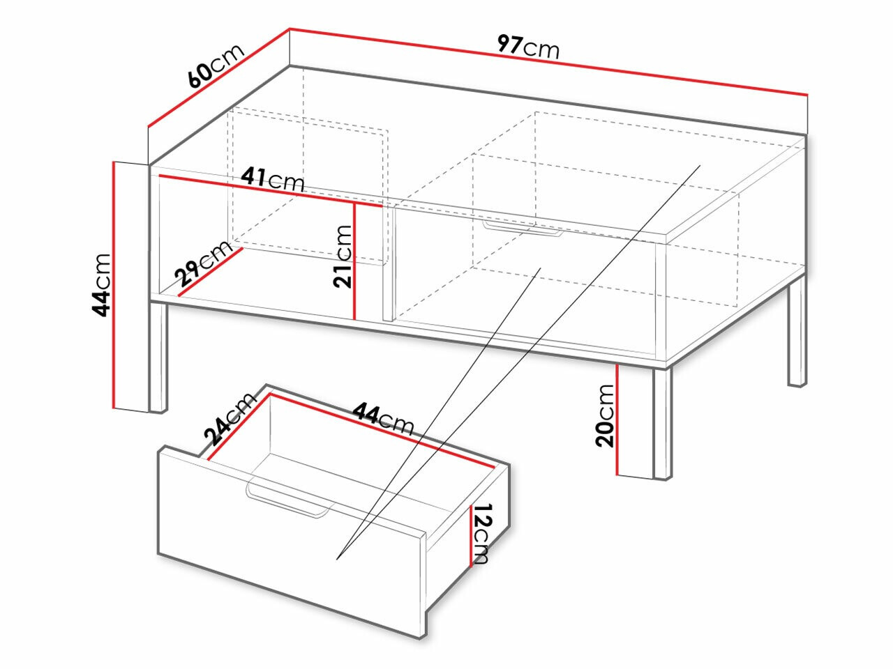 Масичка за кафе Velsoru 107