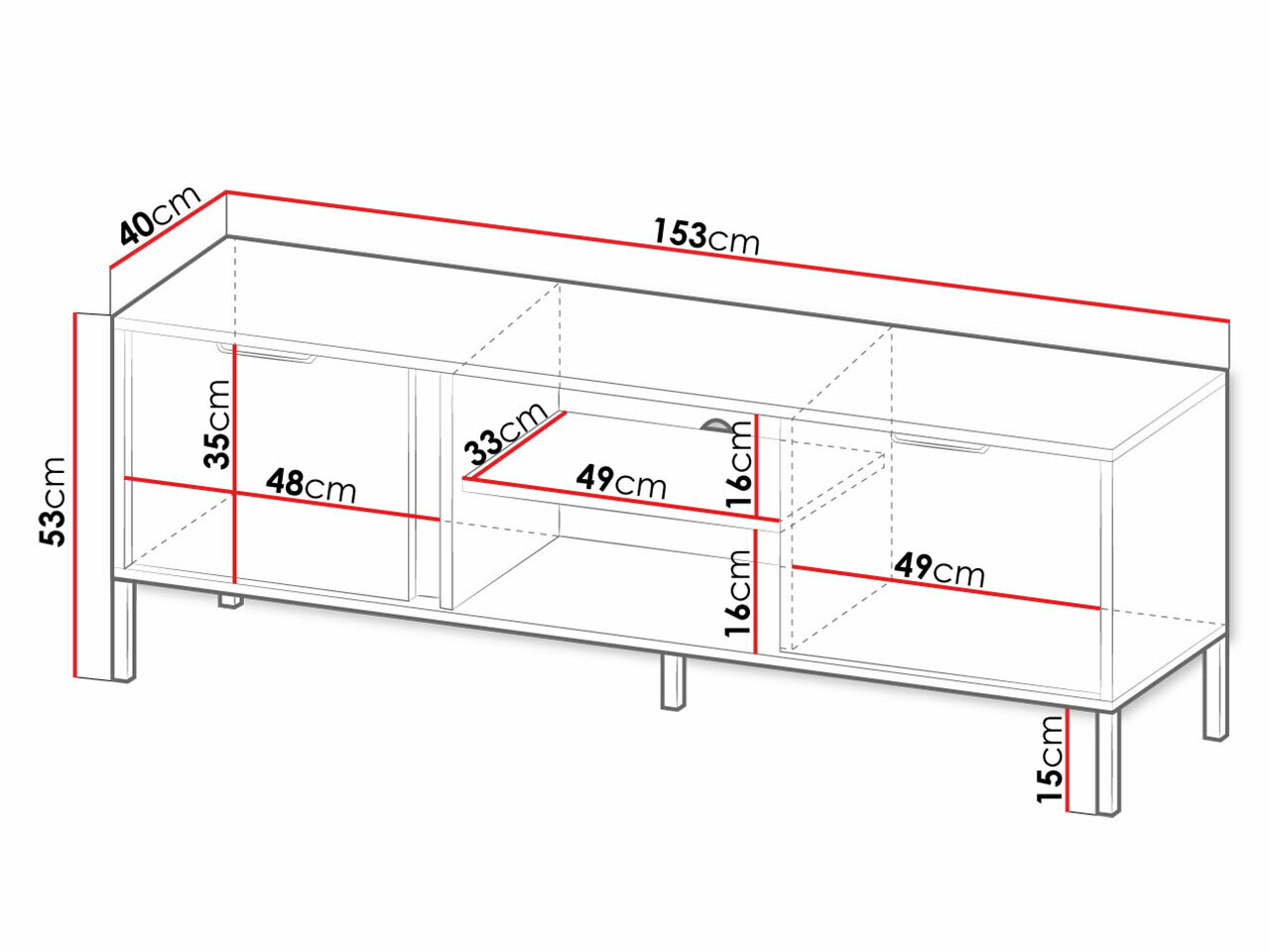 ТВ шкаф Velsoru 106