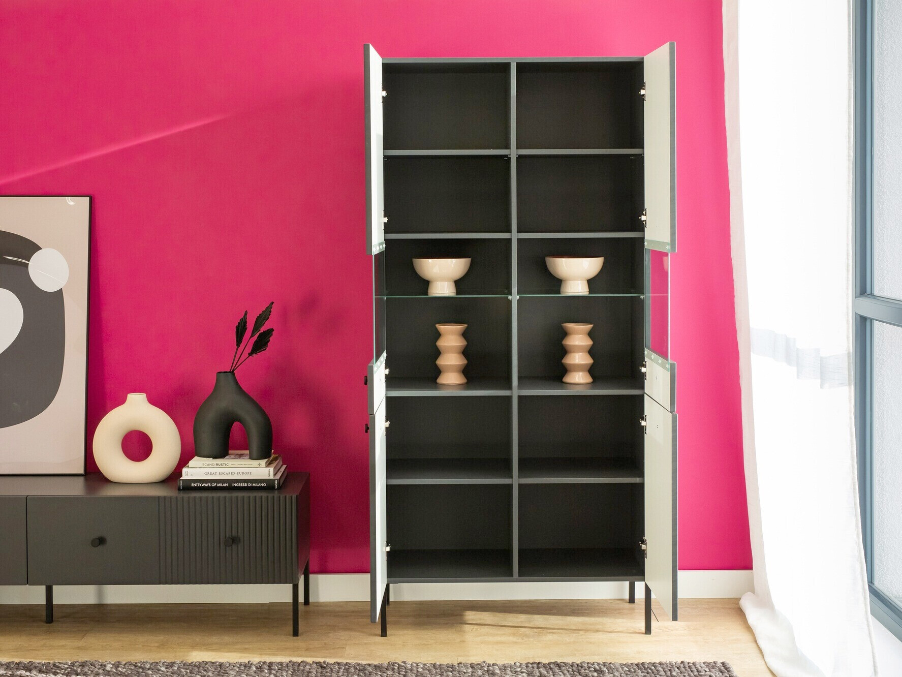 Етажерка Etliva 108 (Антрацит)