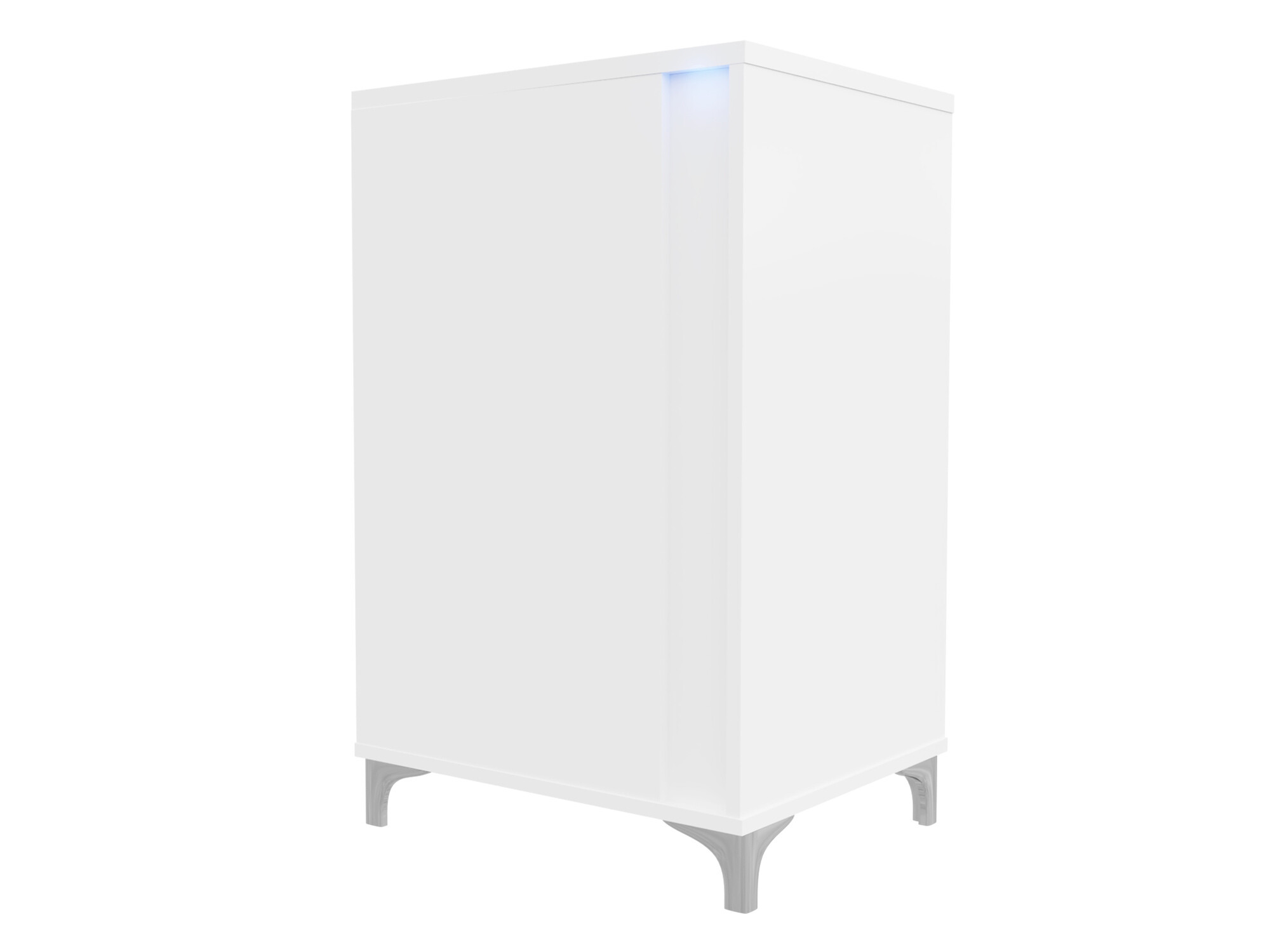 Шкаф Florem I (Бял + Бял гланц)