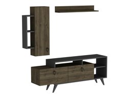 Комплект за хол Kailua 2294 (Антрацит + Орех)