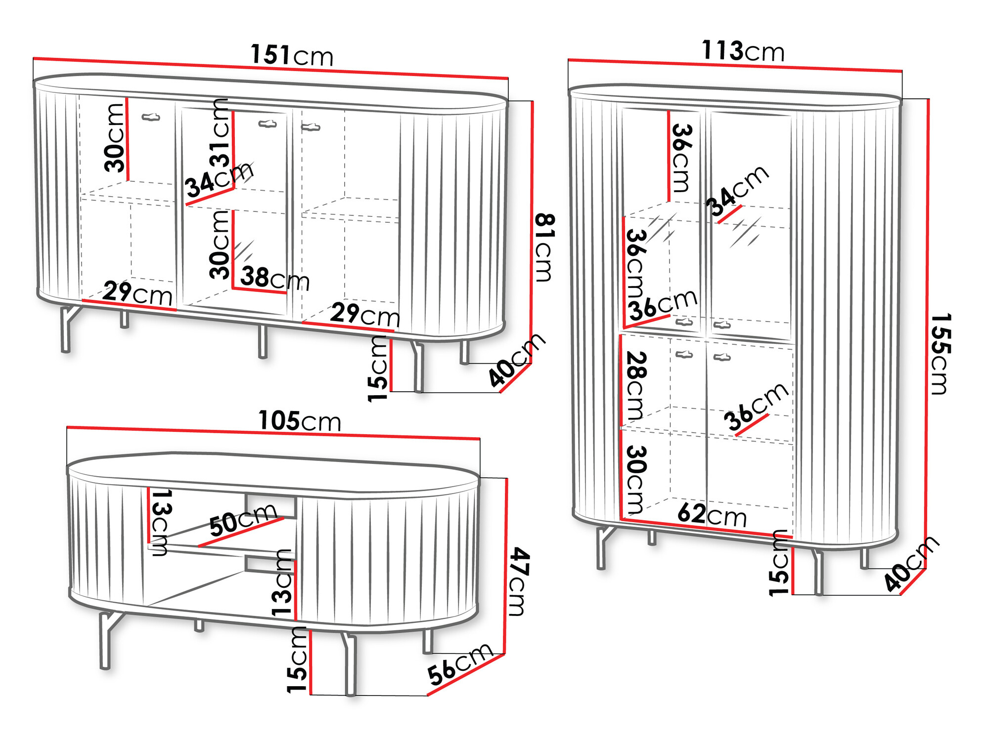 Комплект за хол Novmono 122