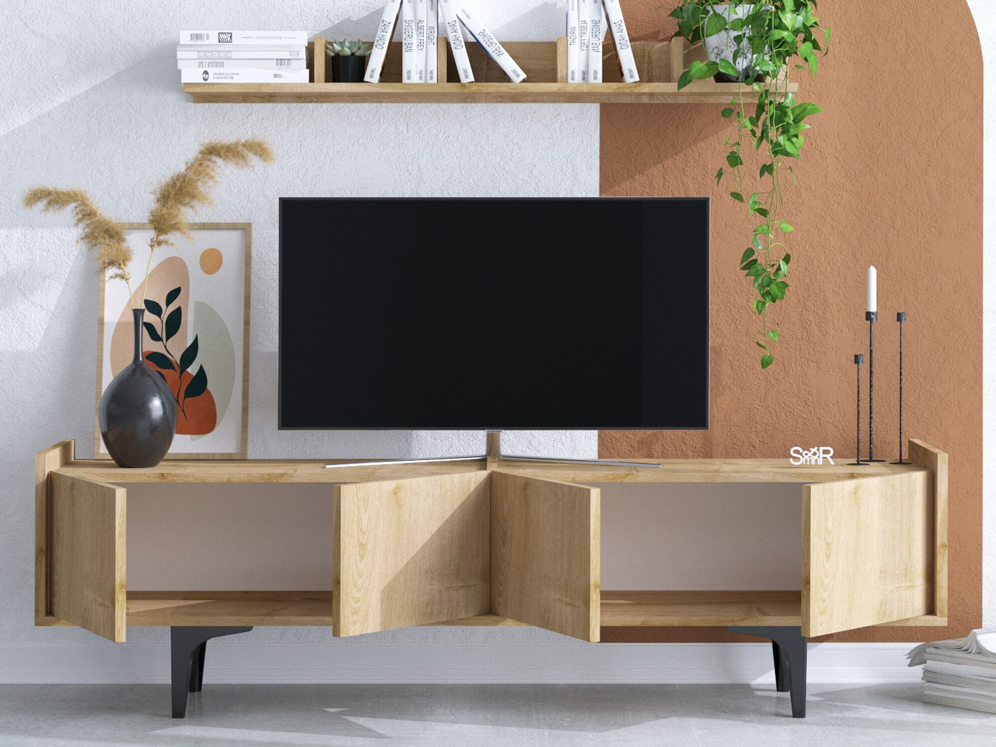 Комплект за хол Sonliro 134 (Дъб)