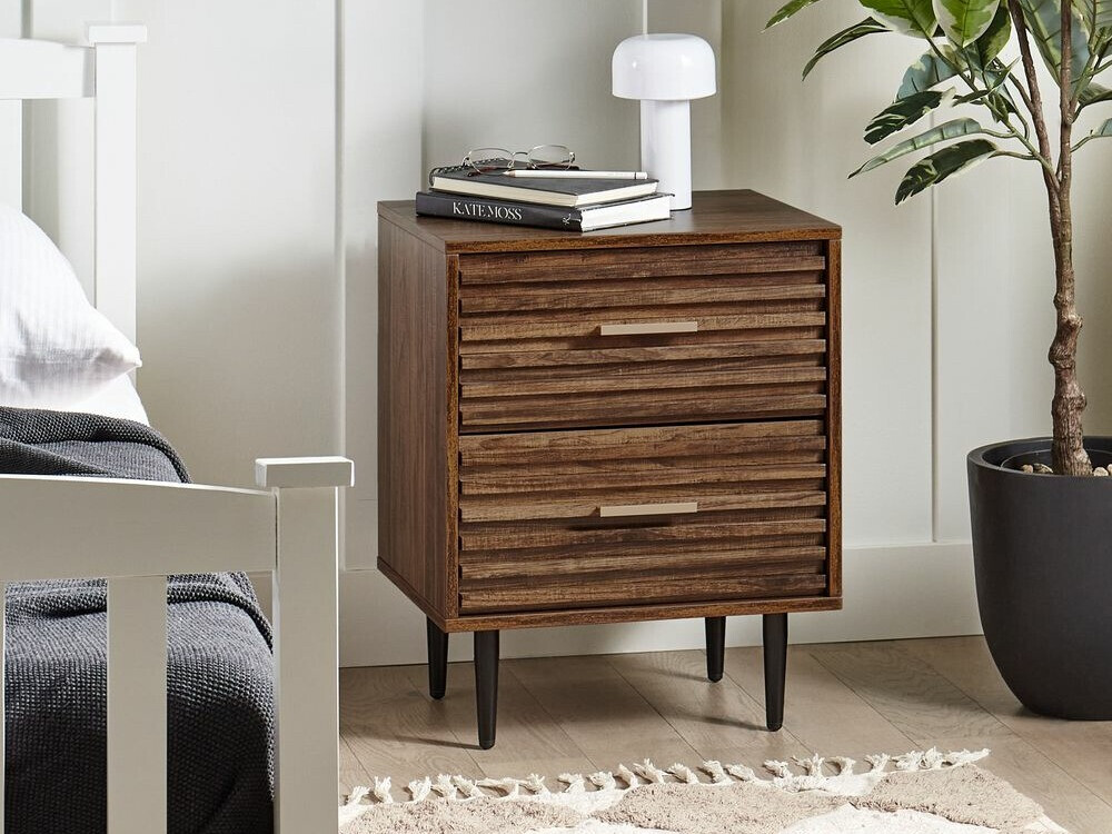 Нощно шкафче Berwyn 2913 (Тъмнокафяв)