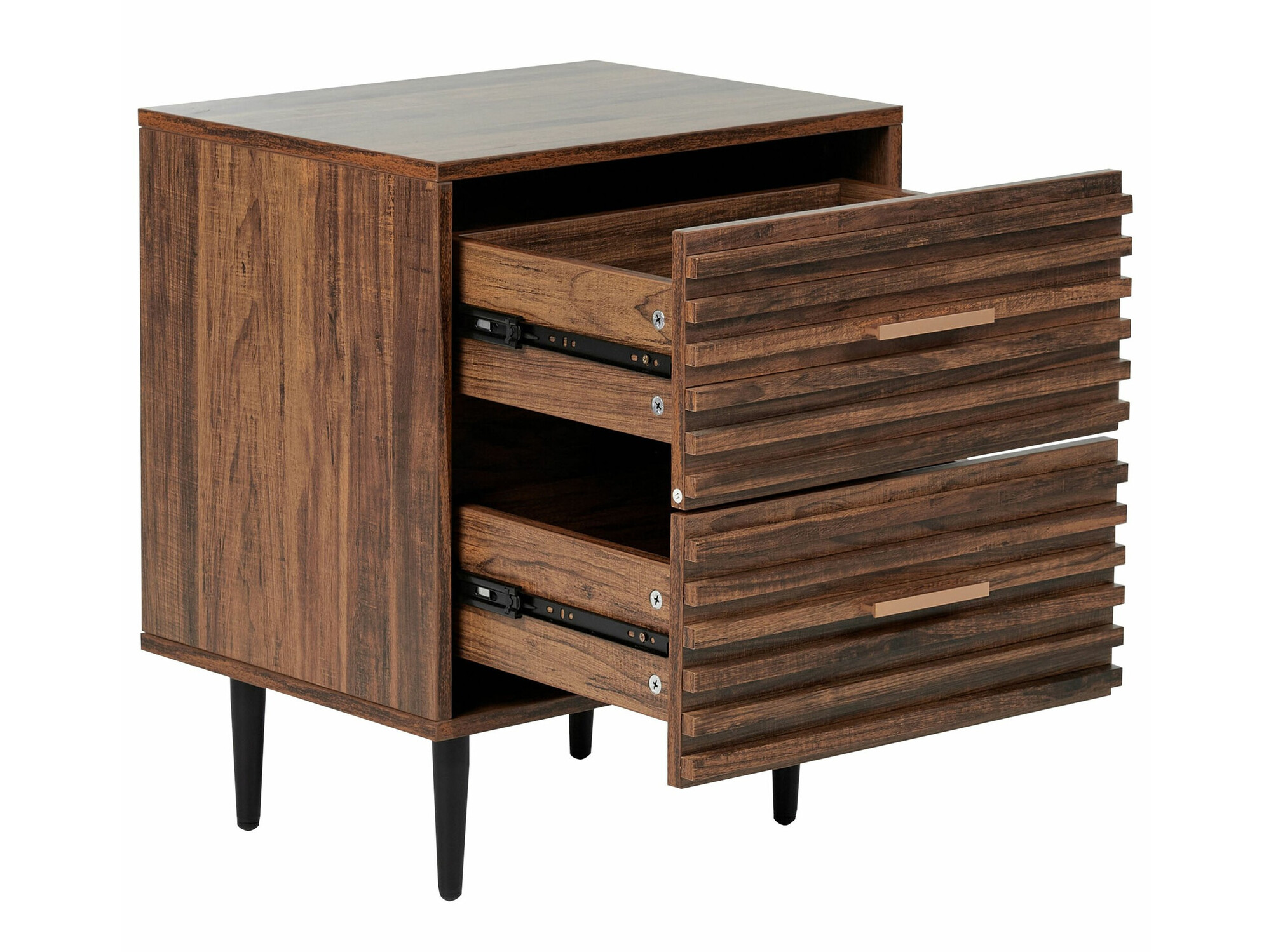 Нощно шкафче Berwyn 2913 (Тъмнокафяв)