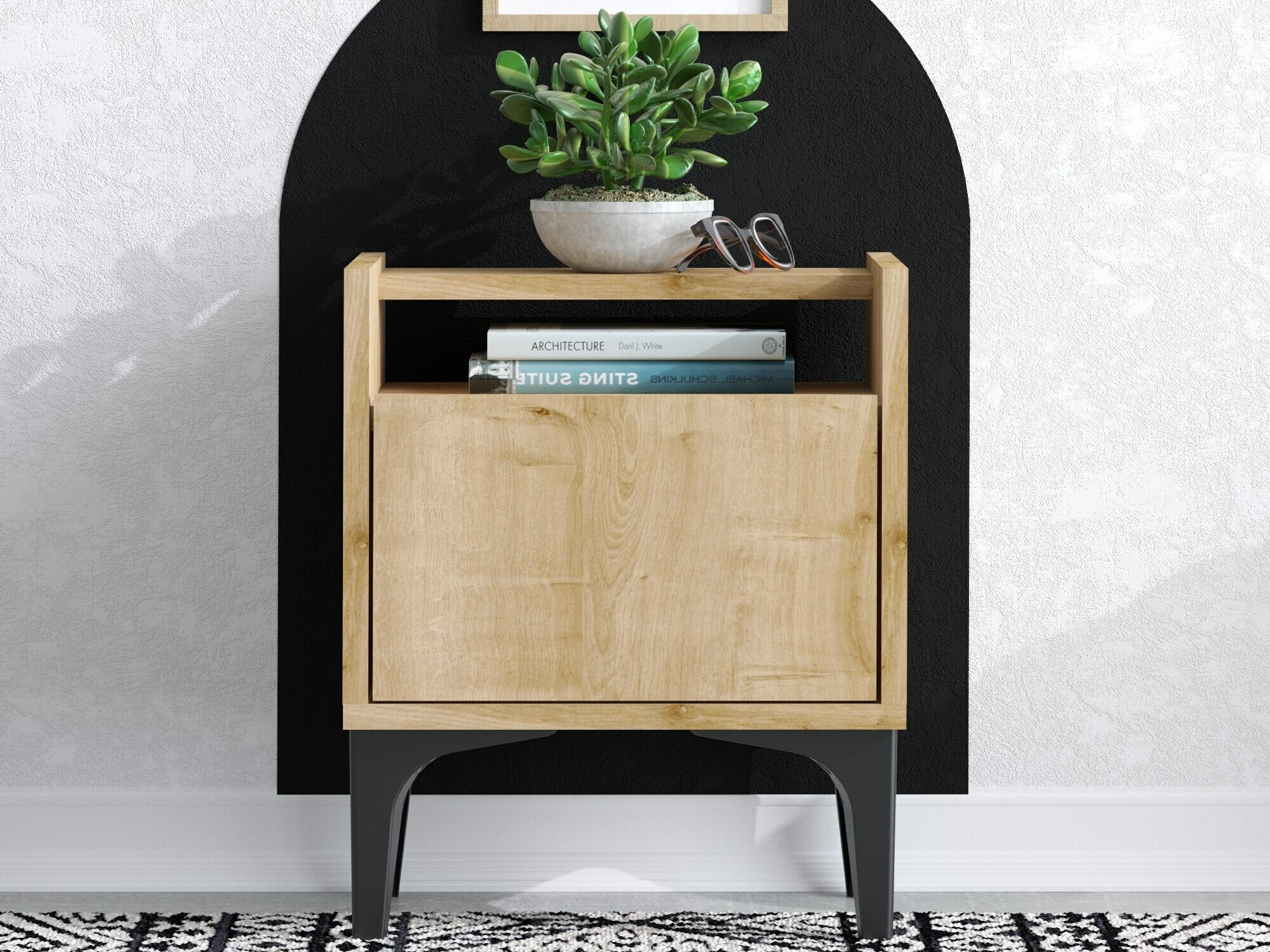 Нощно шкафче Sonliro 146