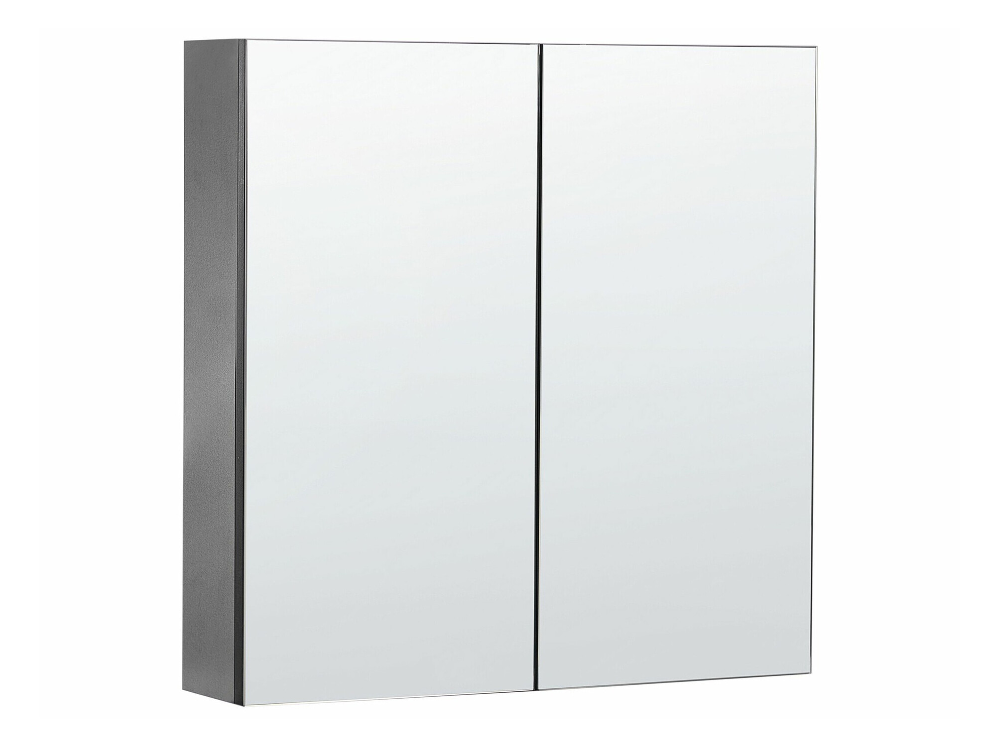 Шкаф за баня с огледало Berwyn 2349 (Черен)