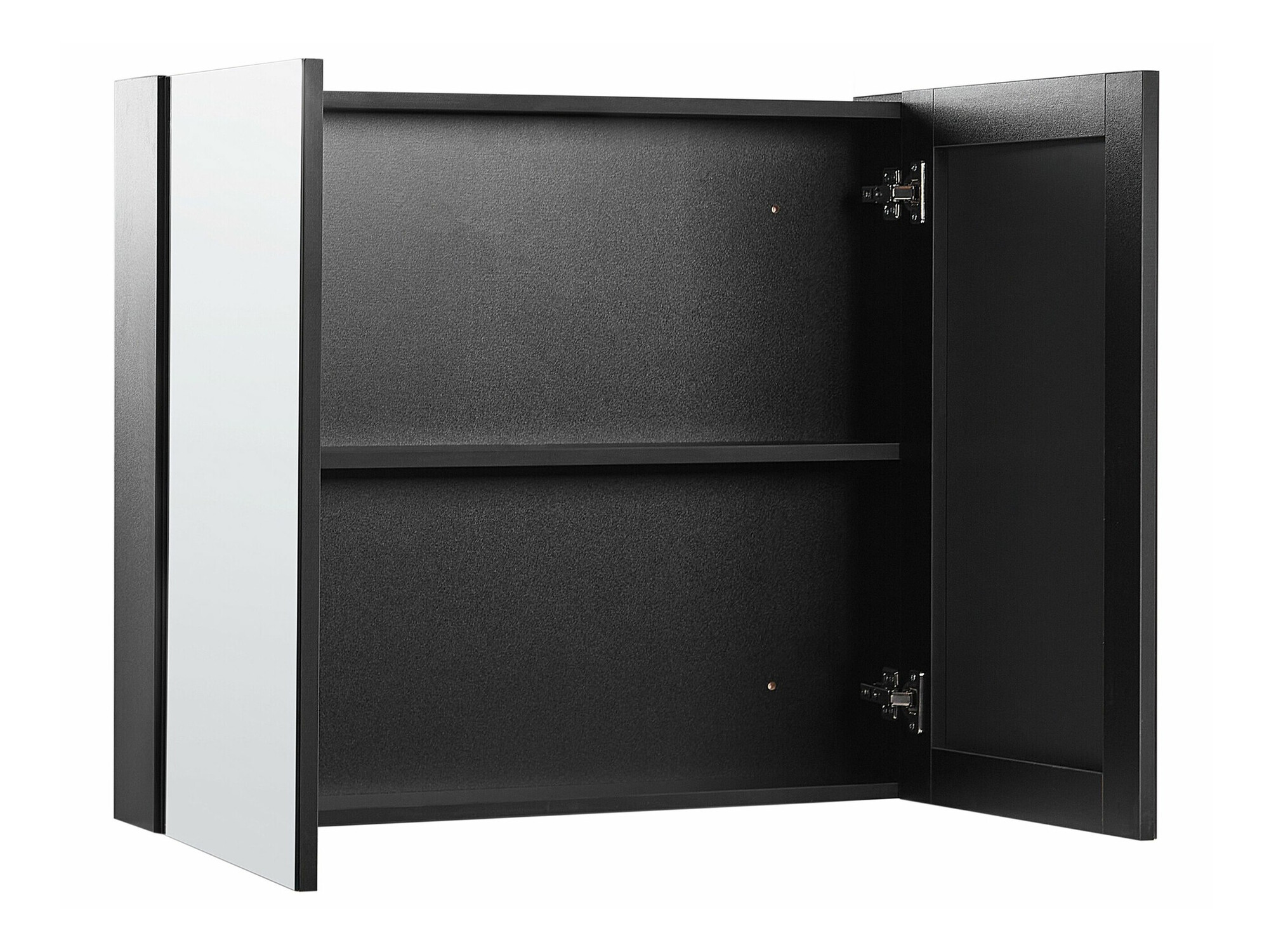 Шкаф за баня с огледало Berwyn 2350 (Черен)