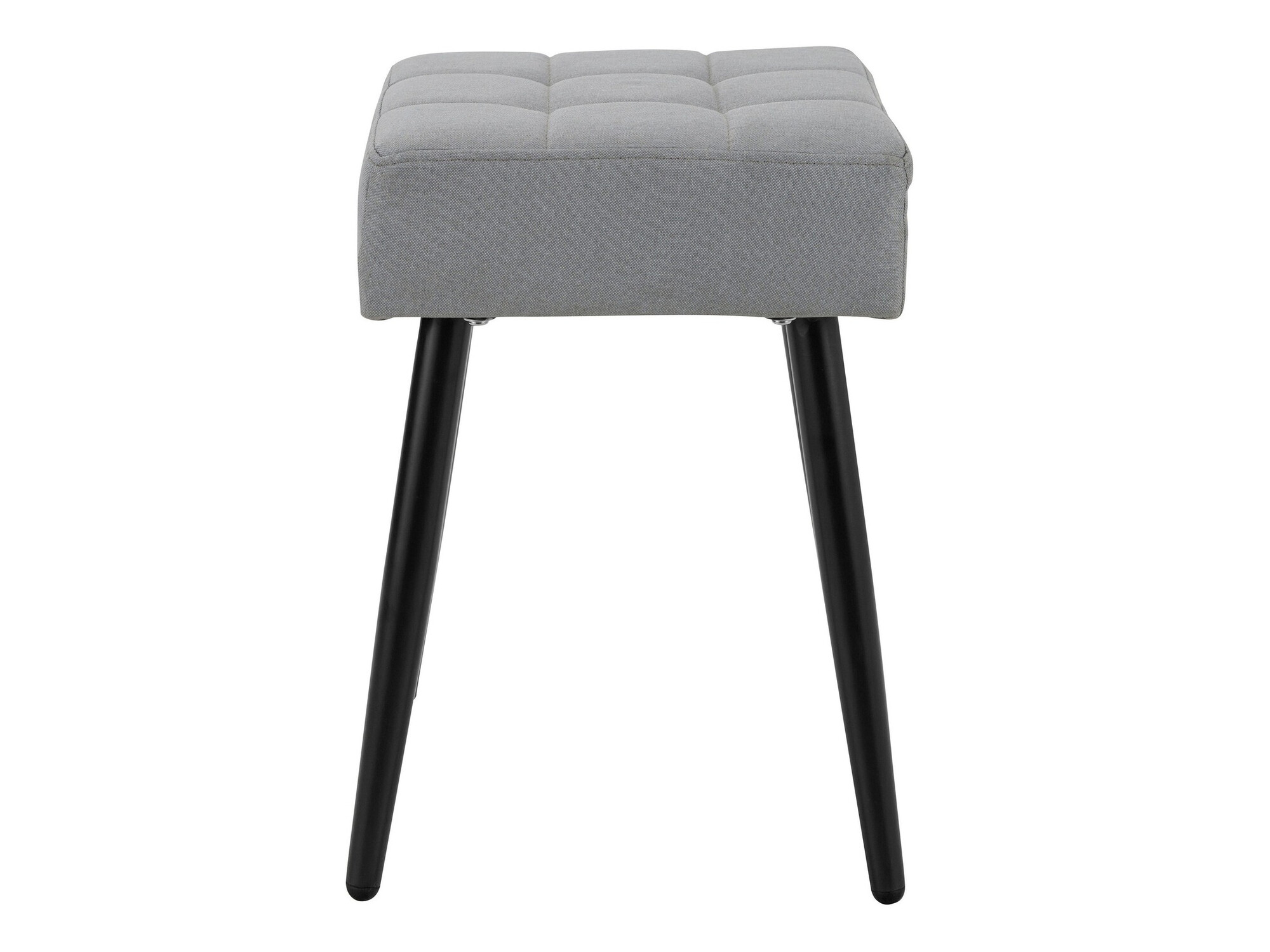 Табуретка Denton 1296 (Светло сив + Черен)