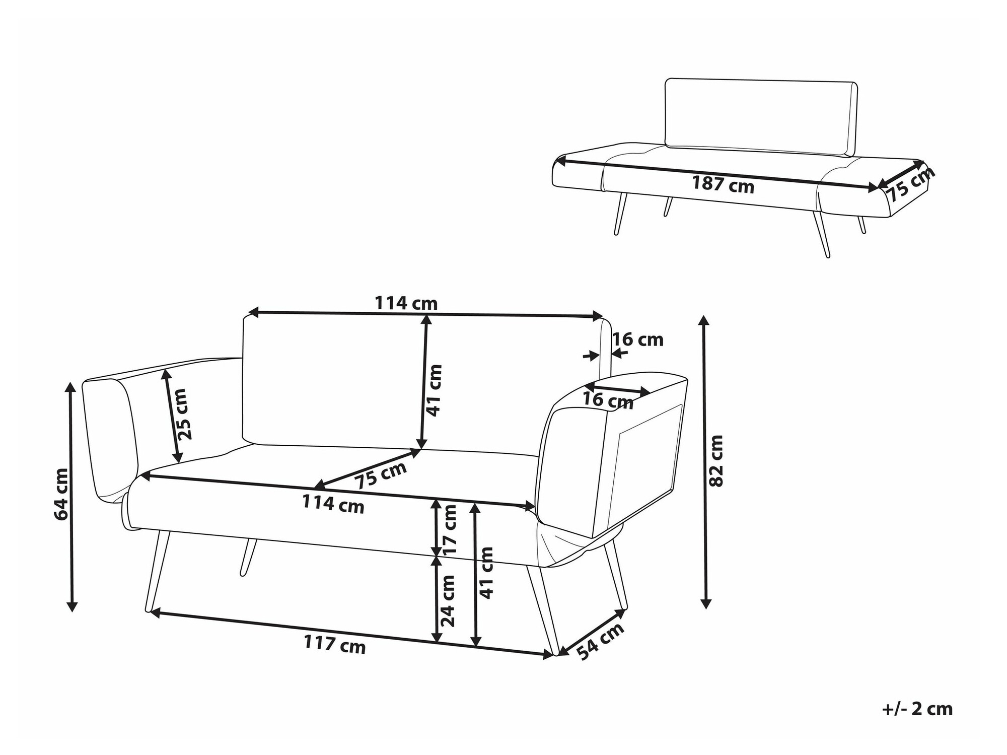 Диван Berwyn 2362 (Роза)