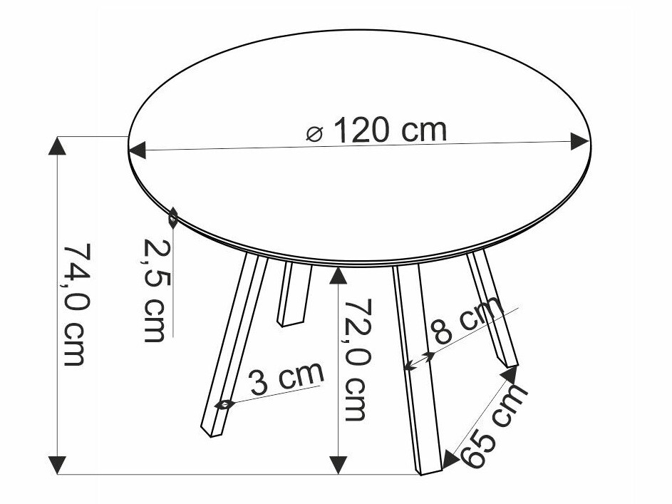 Маса и столове за трапезария Houston 1876
