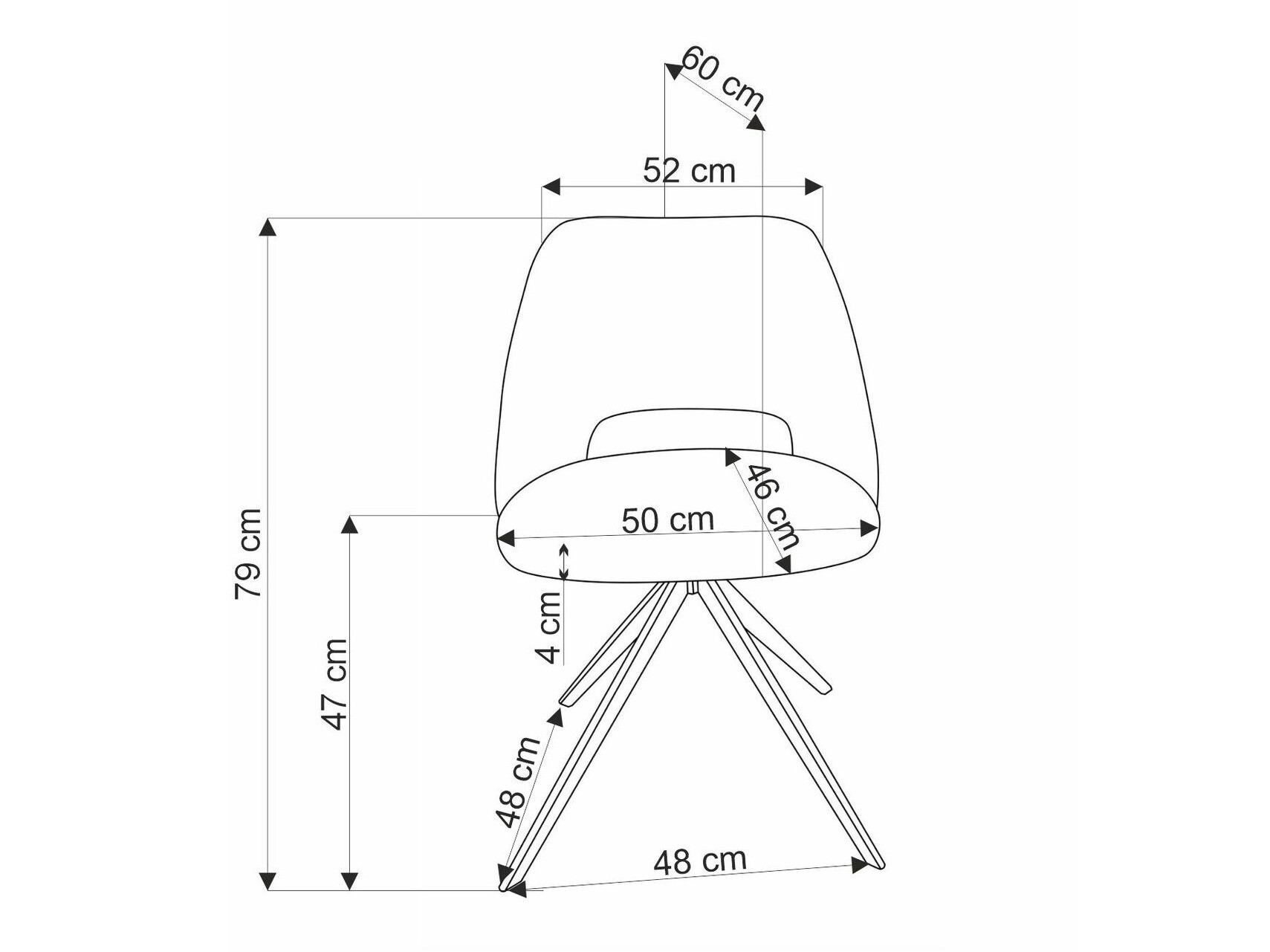 Маса и столове за трапезария Houston 1876