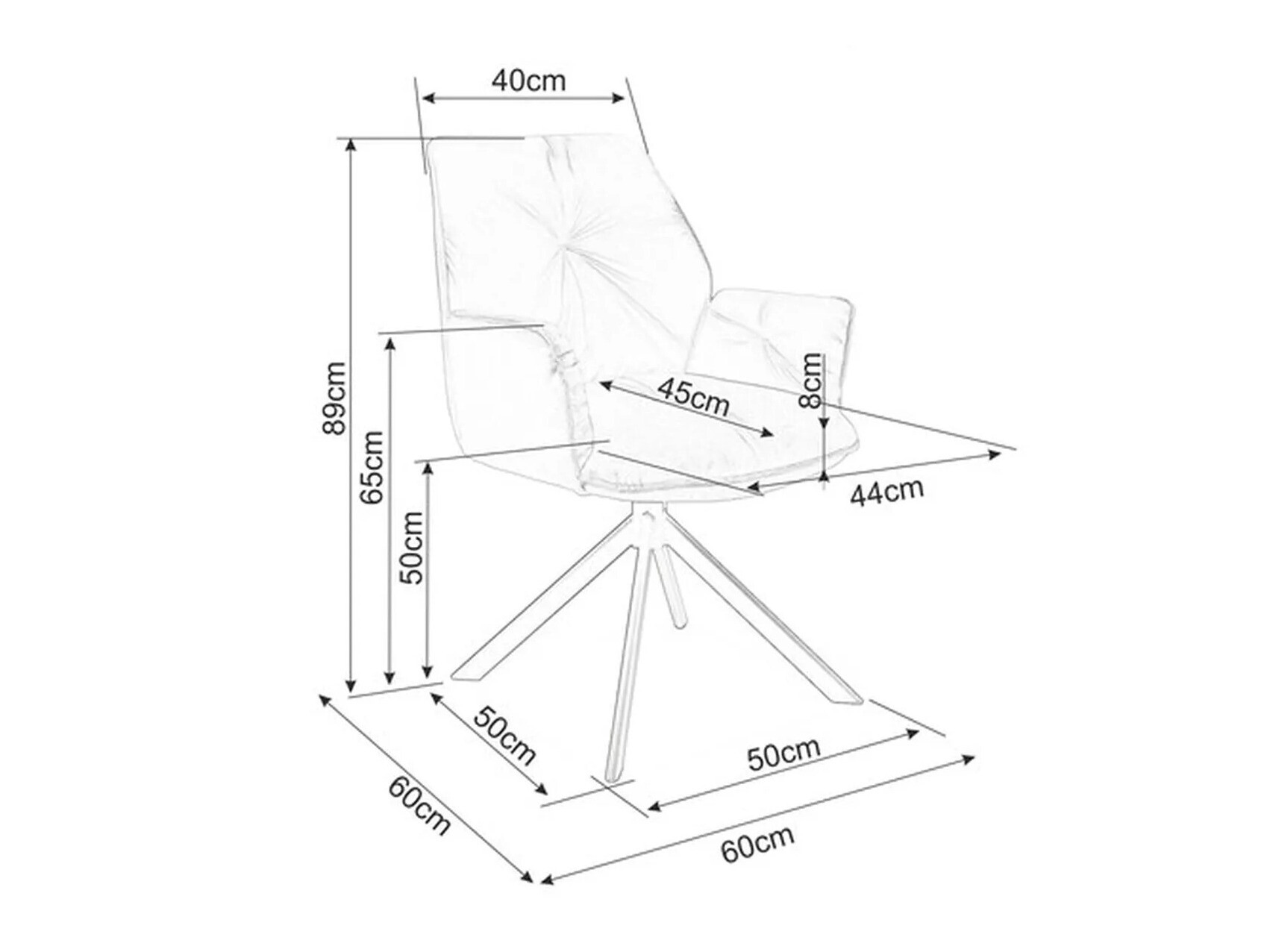Стол Detroit 653 (Бежов)