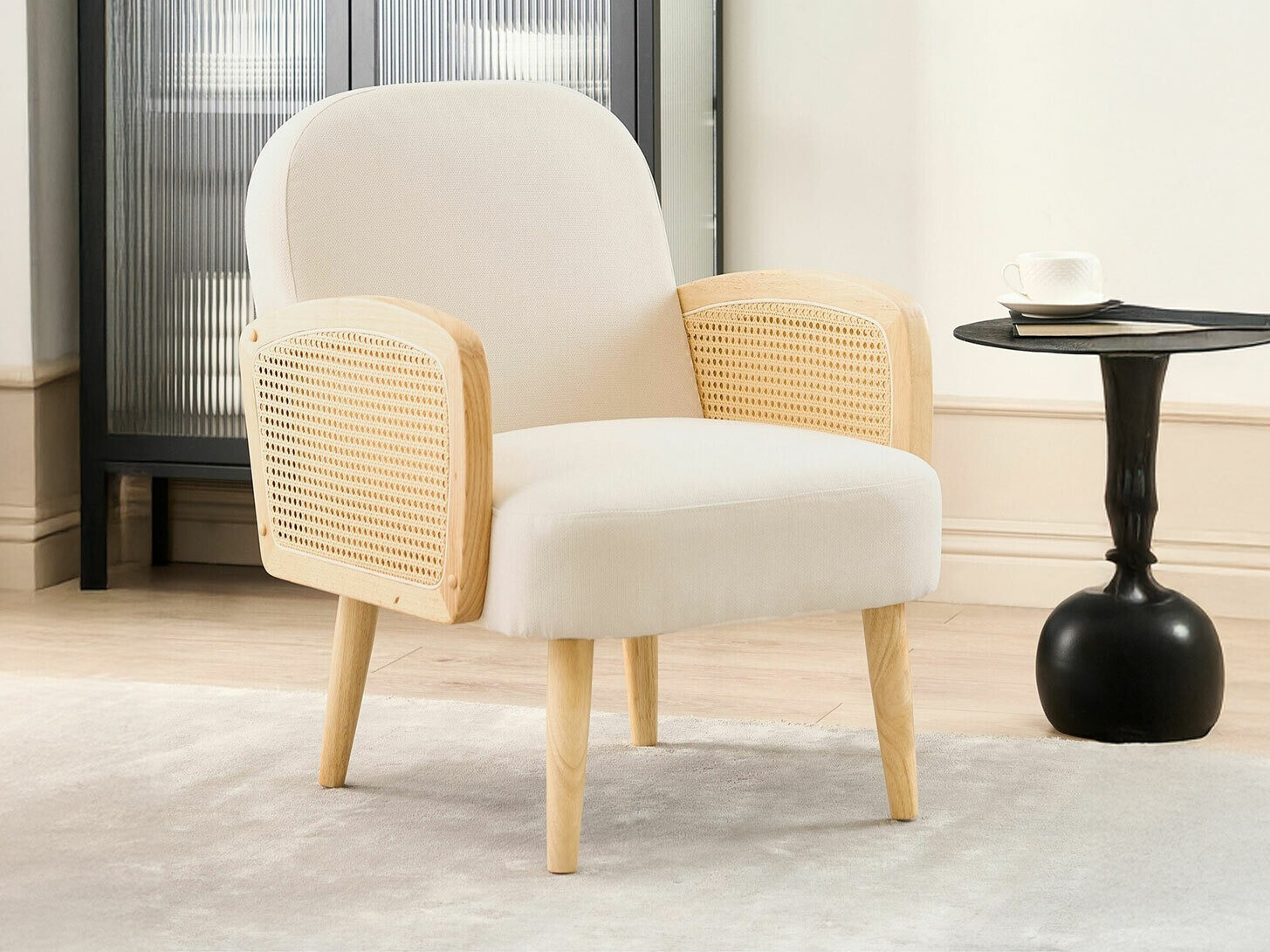 Фотьойл Berwyn 2339 (Бежов + Ярък дърво)