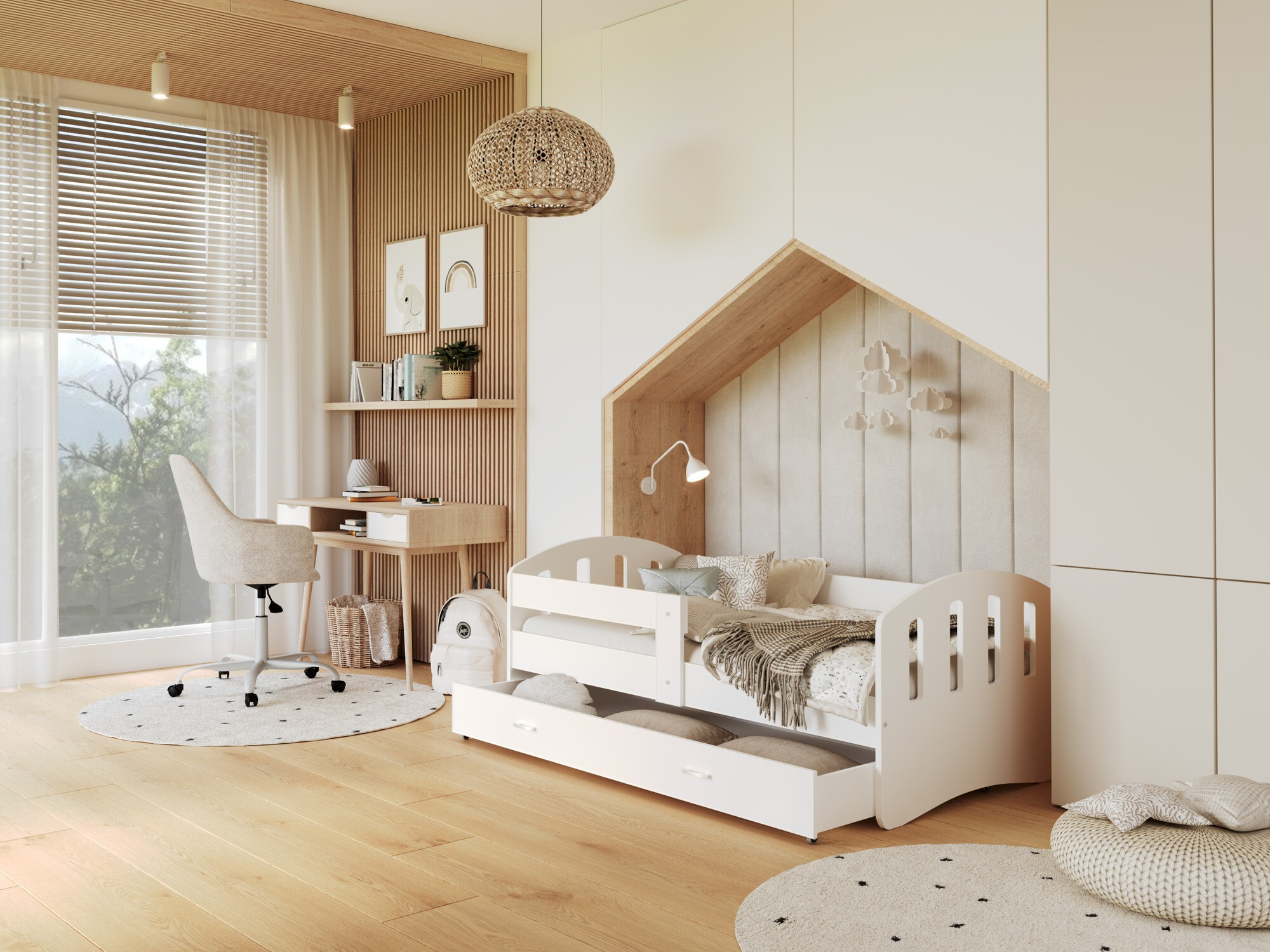 Легло Aurora 134 (Бял)