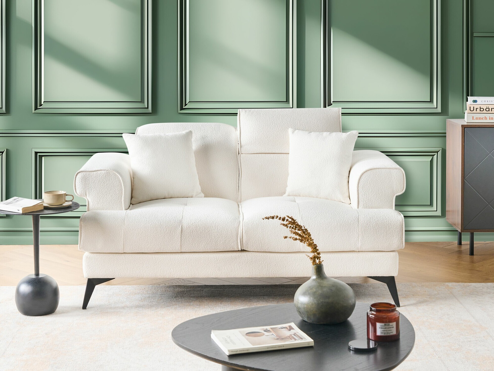 Диван Berwyn 2371 (Бял)