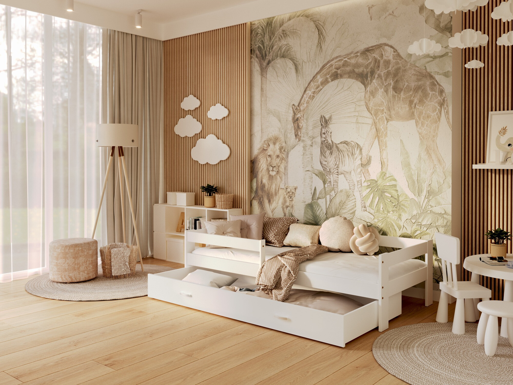 Легло Aurora 125 (Бял)