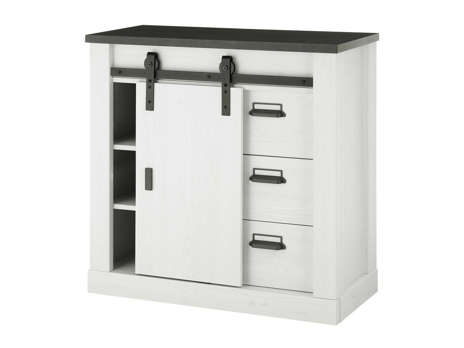 Комплект за антре Cirtale 129 (Избелен бор + Antrahite)