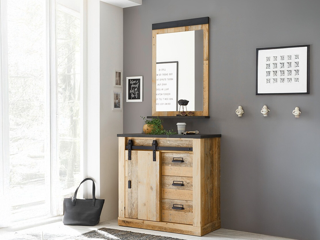 Комплект за антре Cirtale 129 (Отлежало дърво + Антрацит)