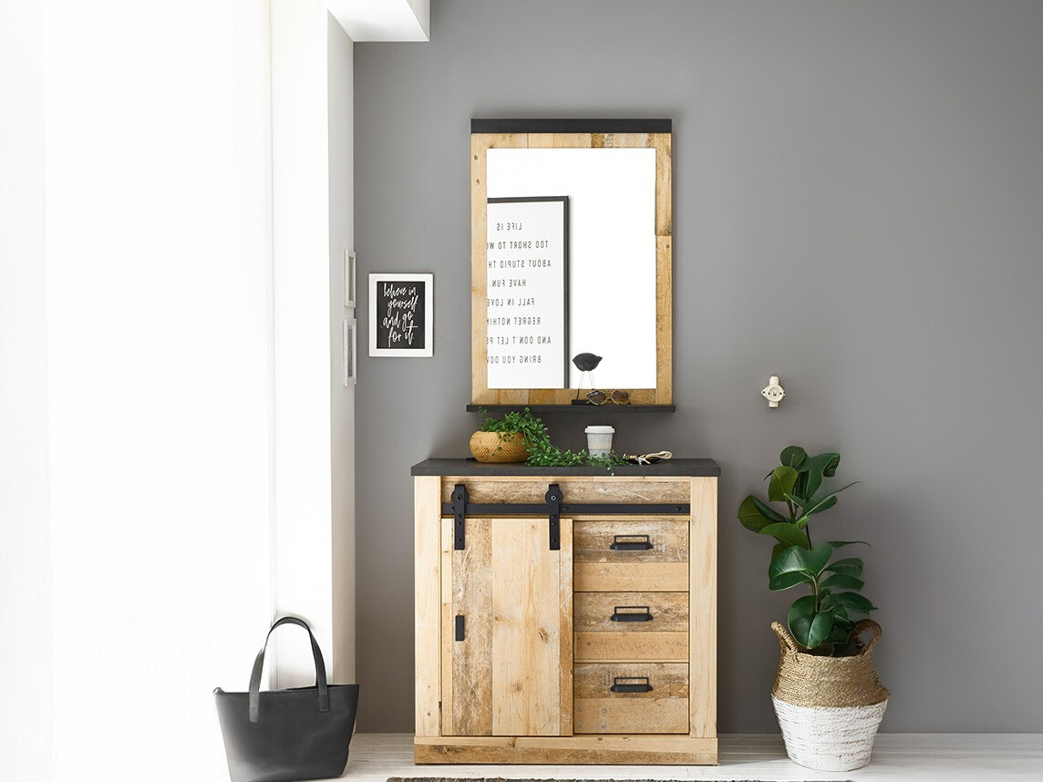 Комплект за антре Cirtale 129 (Отлежало дърво + Антрацит)