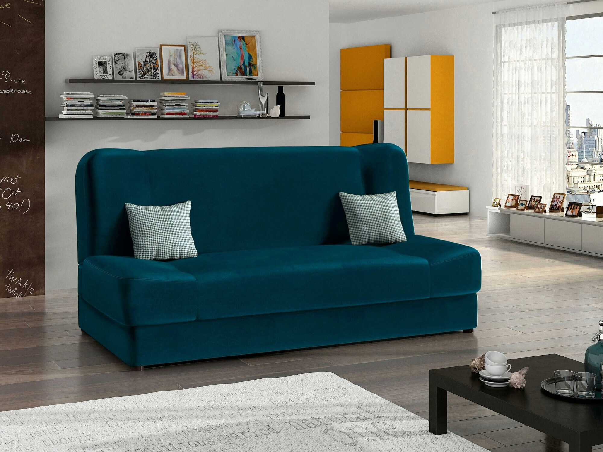 Разтегателен диван Comfivo Cera II (Venus Velvet 2911 + Kenya 796)