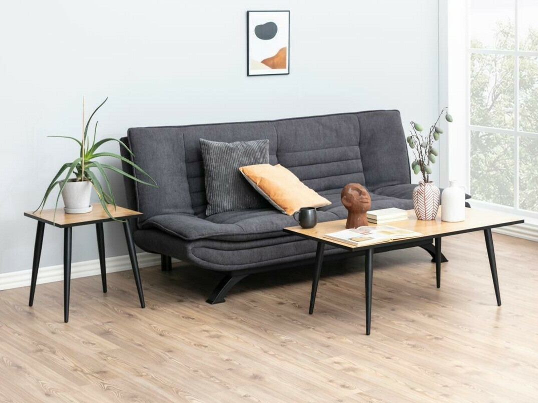 Разтегателен диван Norsica 279 (Тъмно сив)