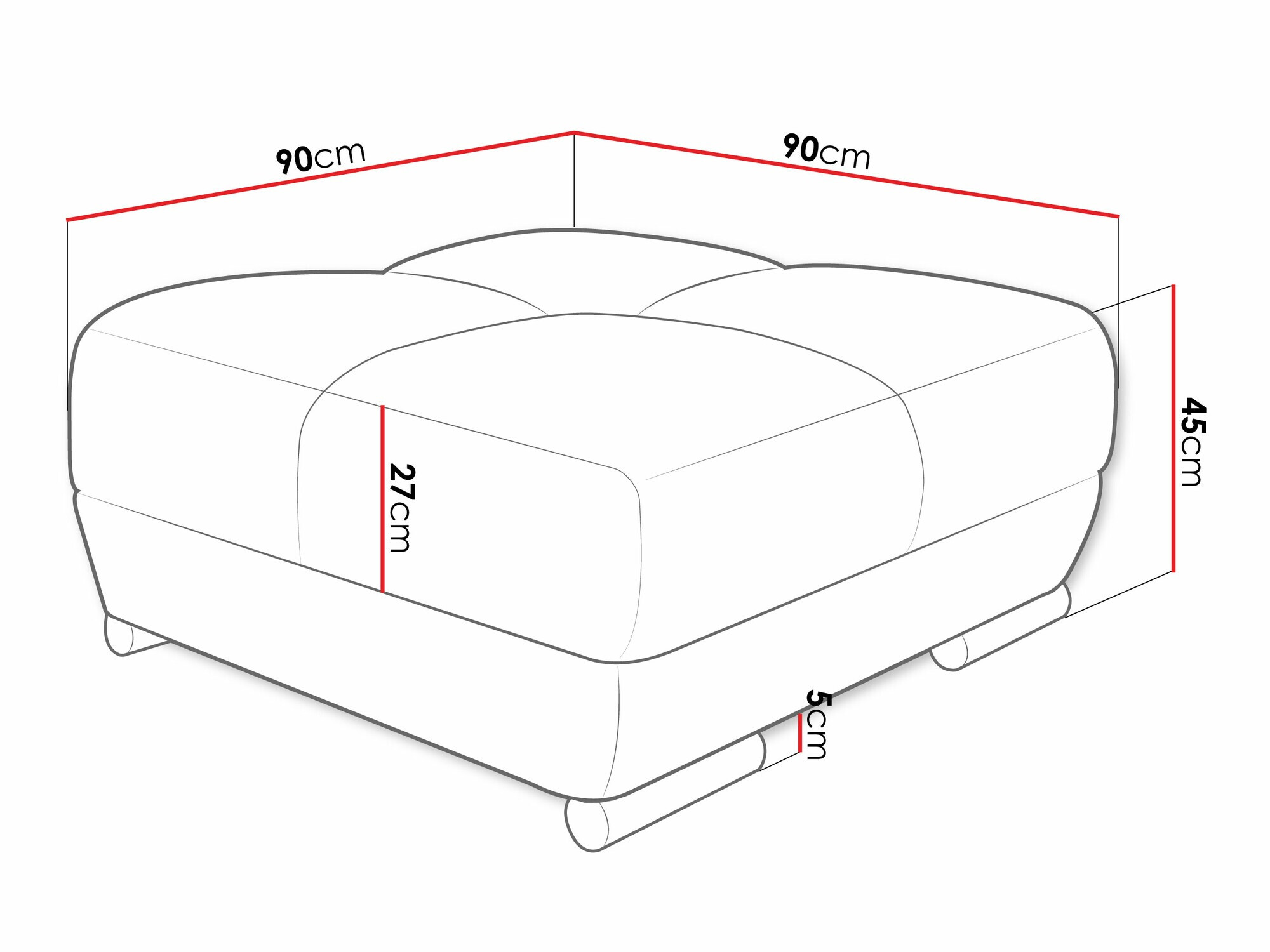 Тапицирана пейка Signis (Velo 621)