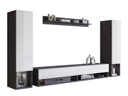 Комплект за хол Sarasota 176 (Matera сив + Бял гланц)